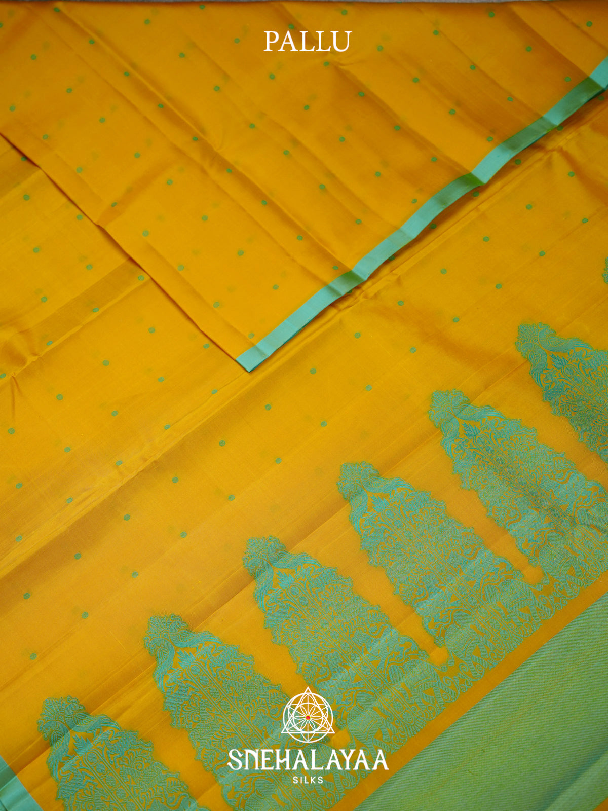 Yellow Kanjivaram Silk Saree