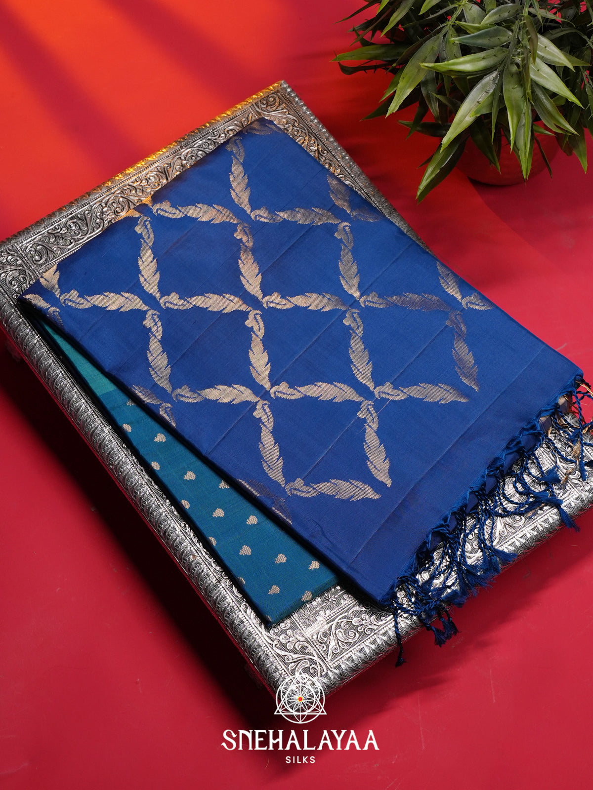 Blue Soft Silk Saree