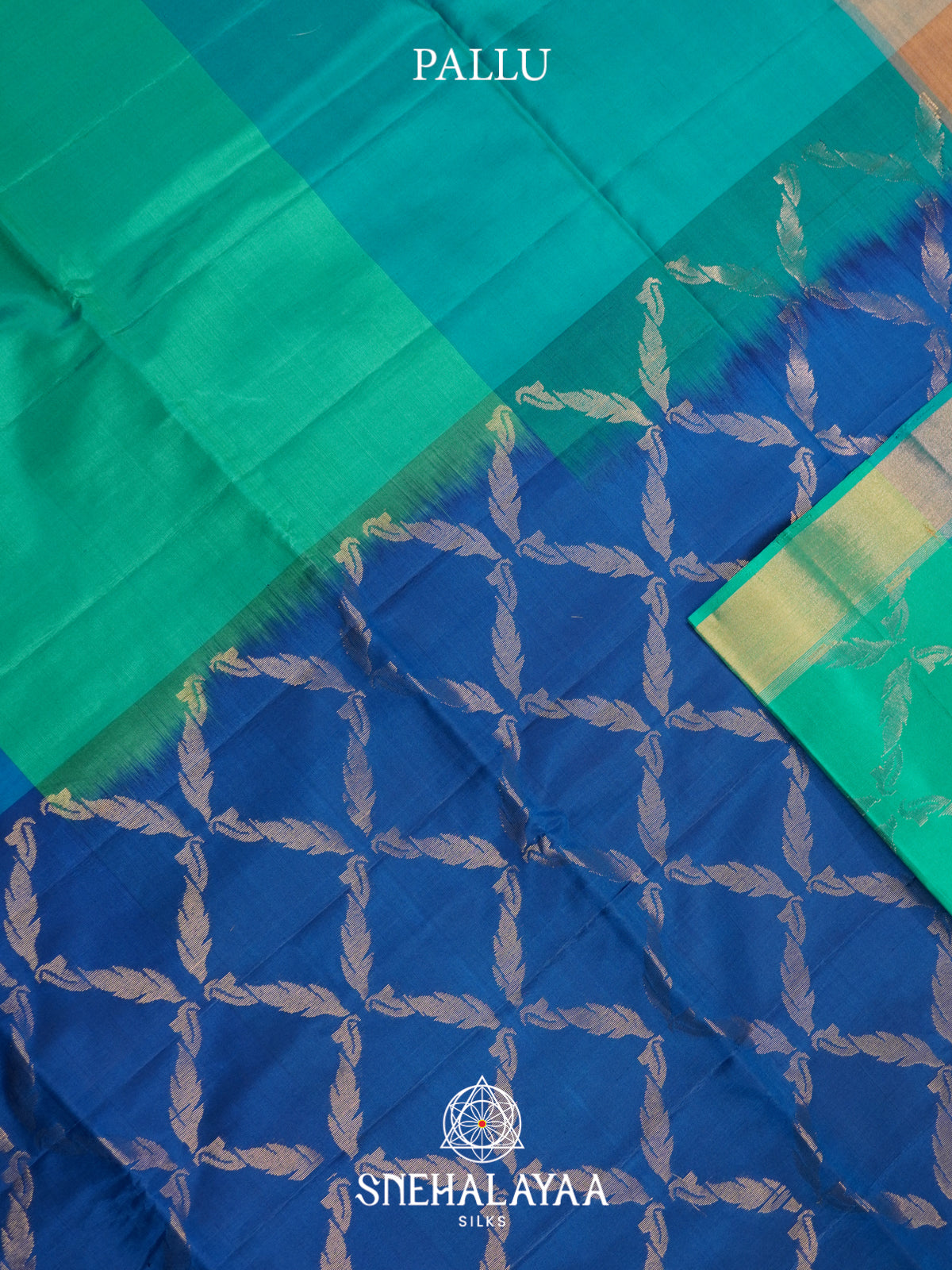 Teal Green Soft Silk Saree