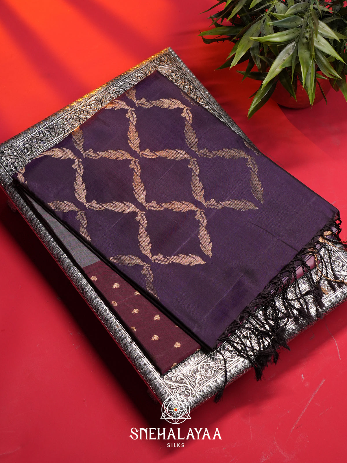 Mauve Soft Silk Saree