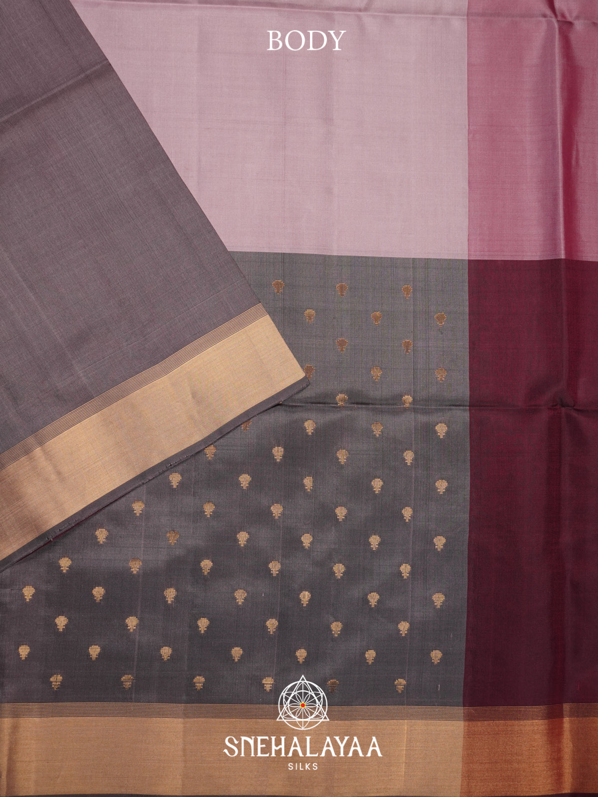Mauve Soft Silk Saree