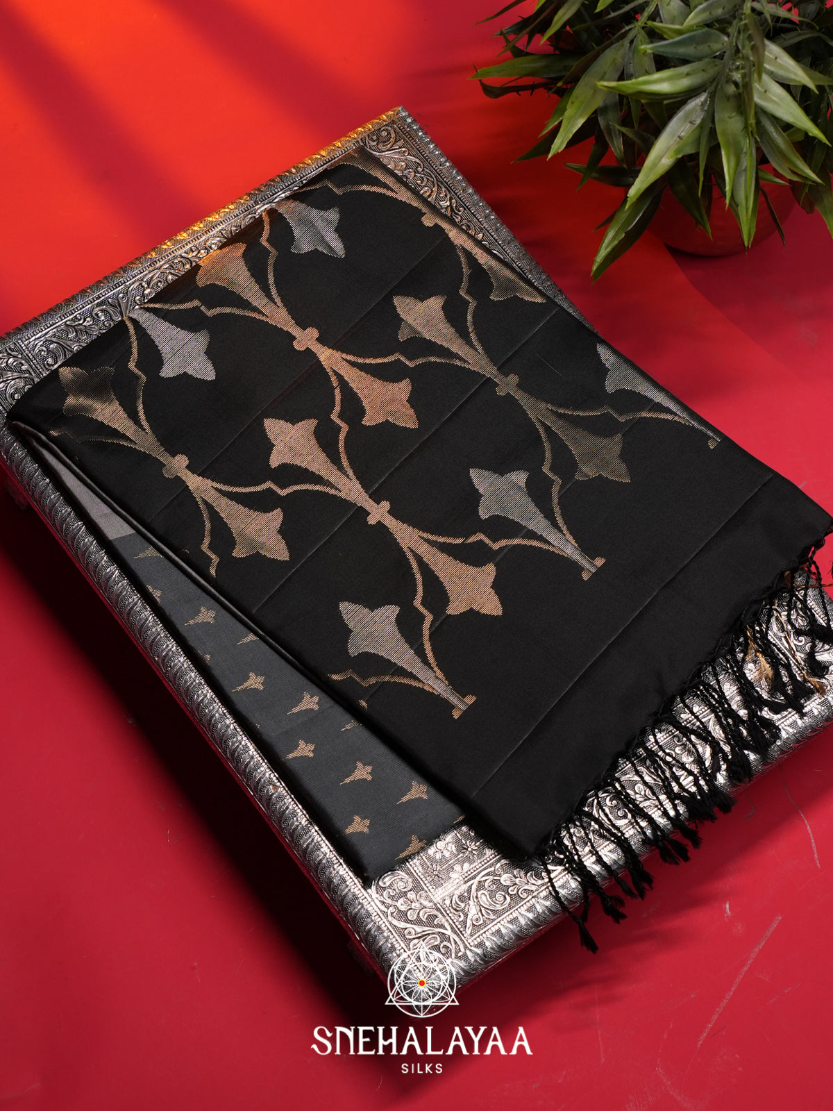 Grey Soft Silk Saree