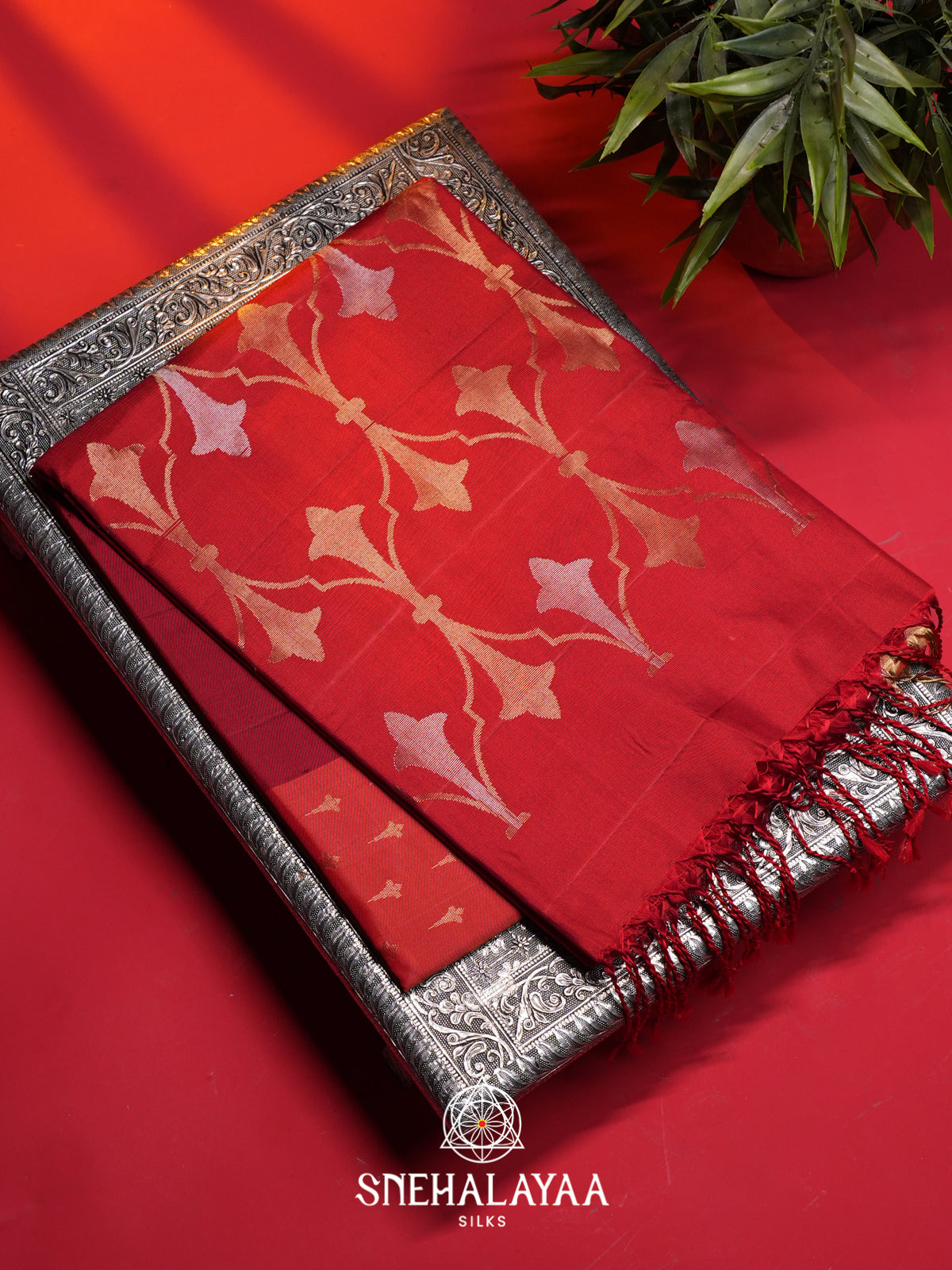 Red Soft Silk Saree