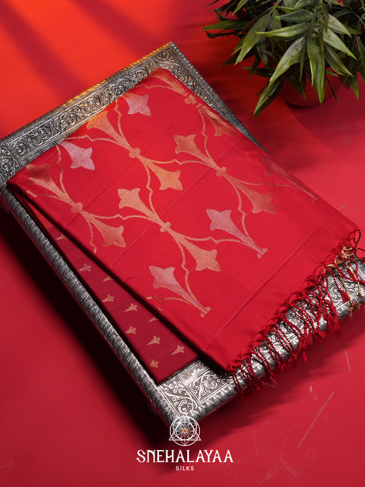 Red Soft Silk Saree