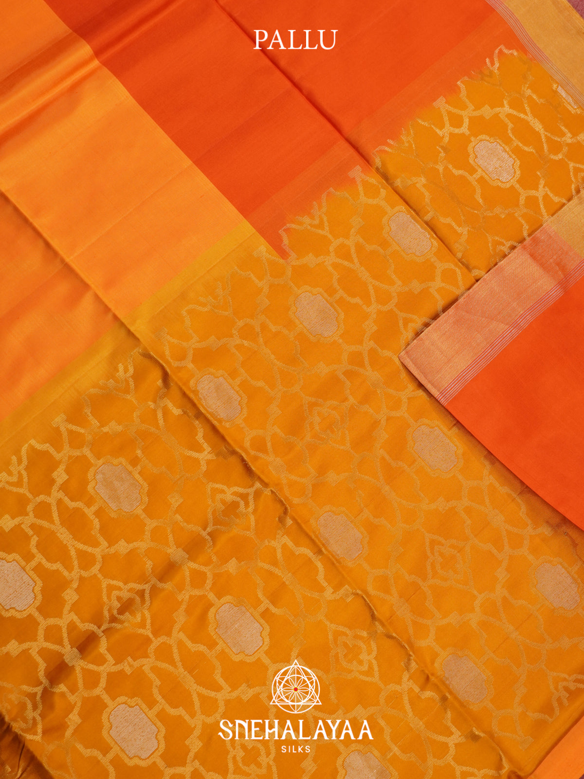 Yellow Soft Silk Saree