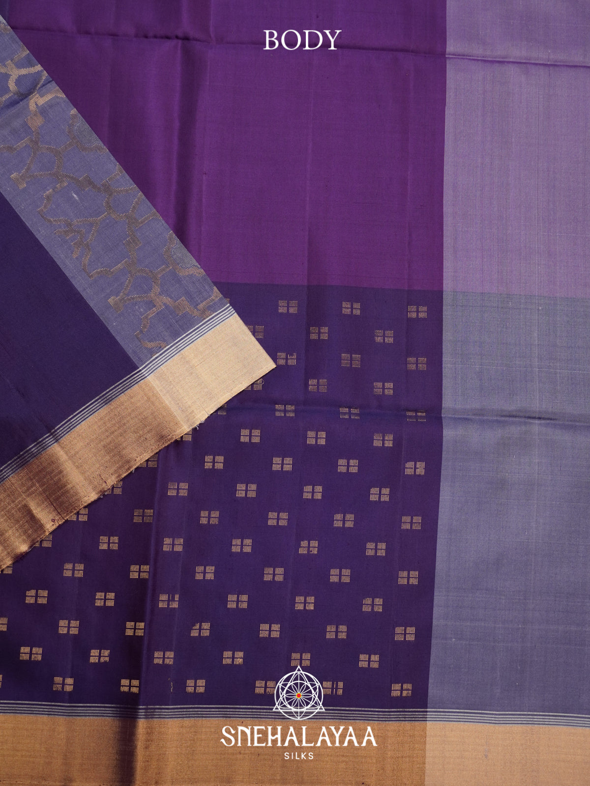 Purple Soft Silk Saree
