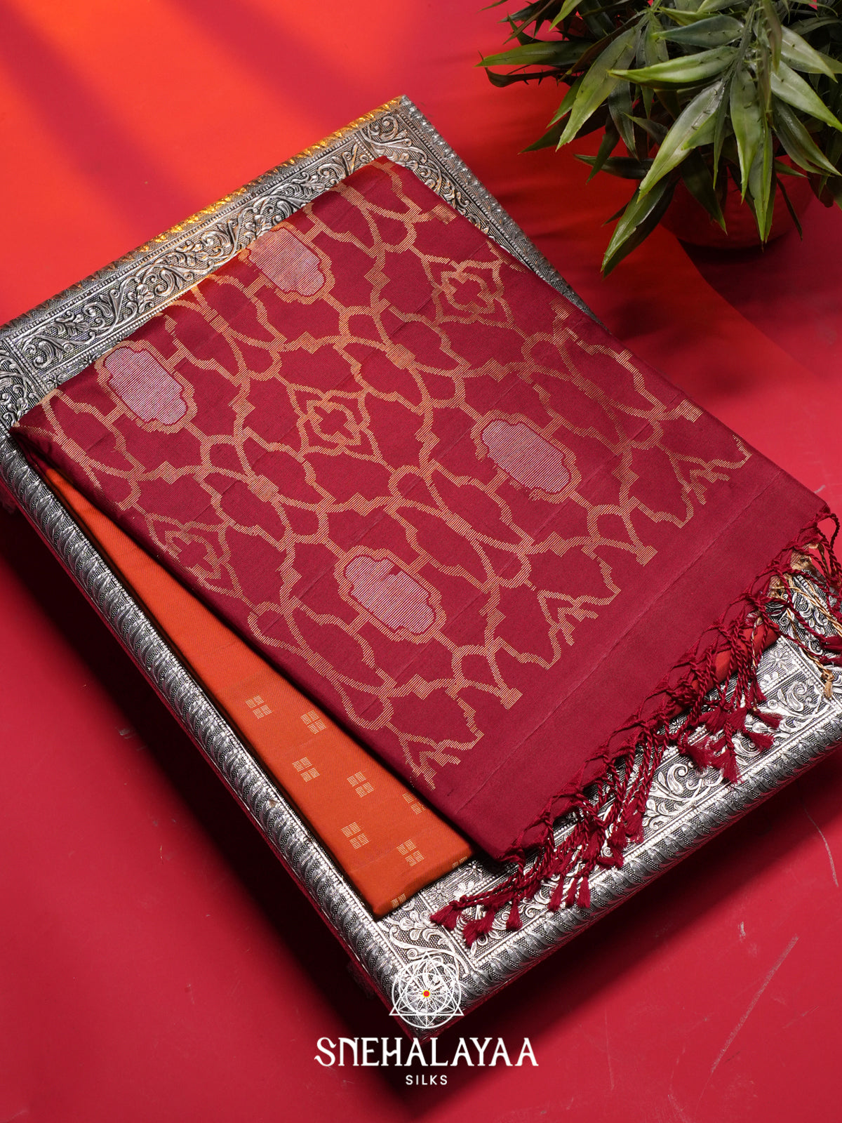 Red Soft Silk Saree
