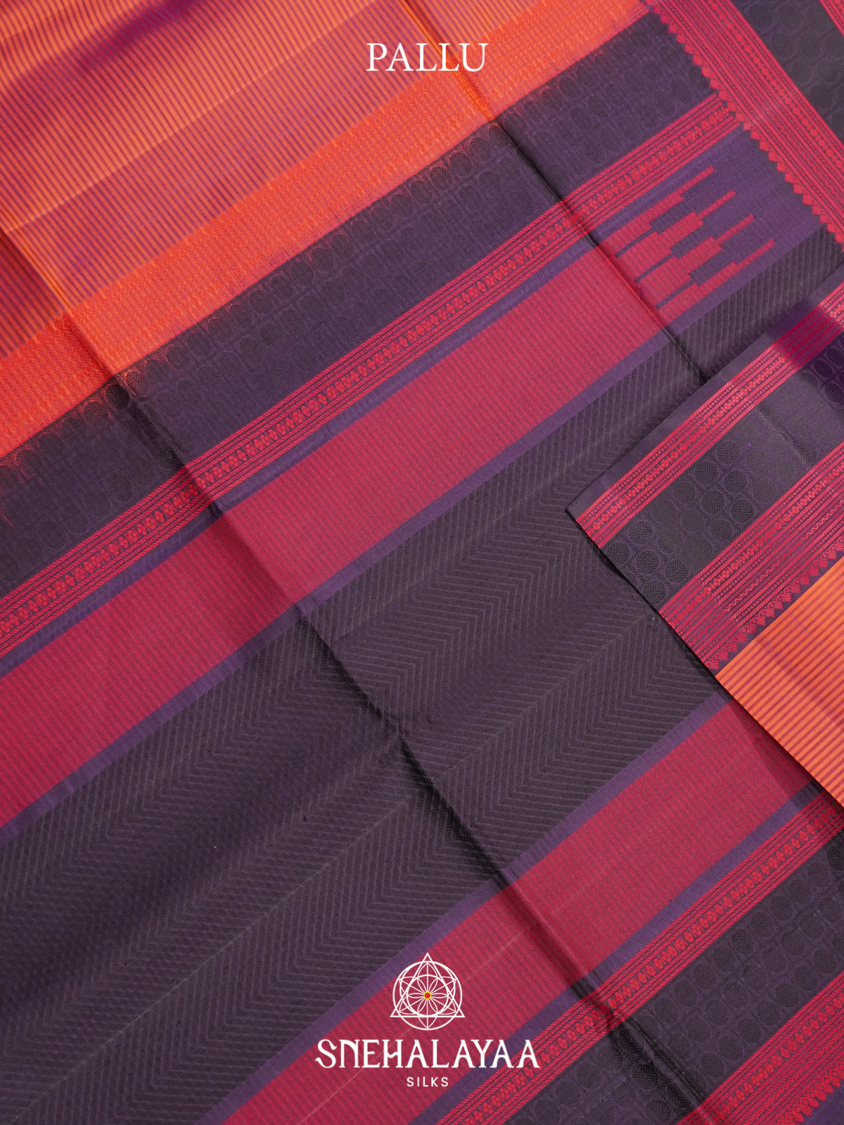 Burnt Orange Soft Silk Saree