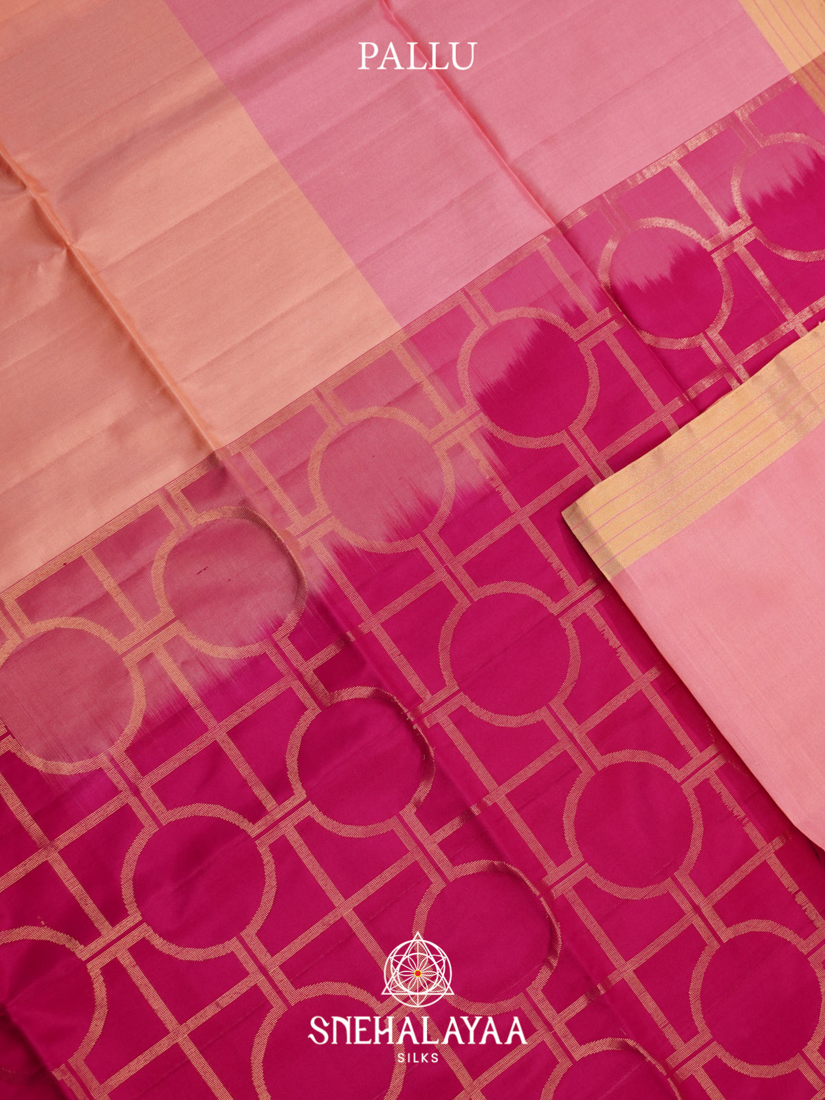 Peach Soft Silk Saree