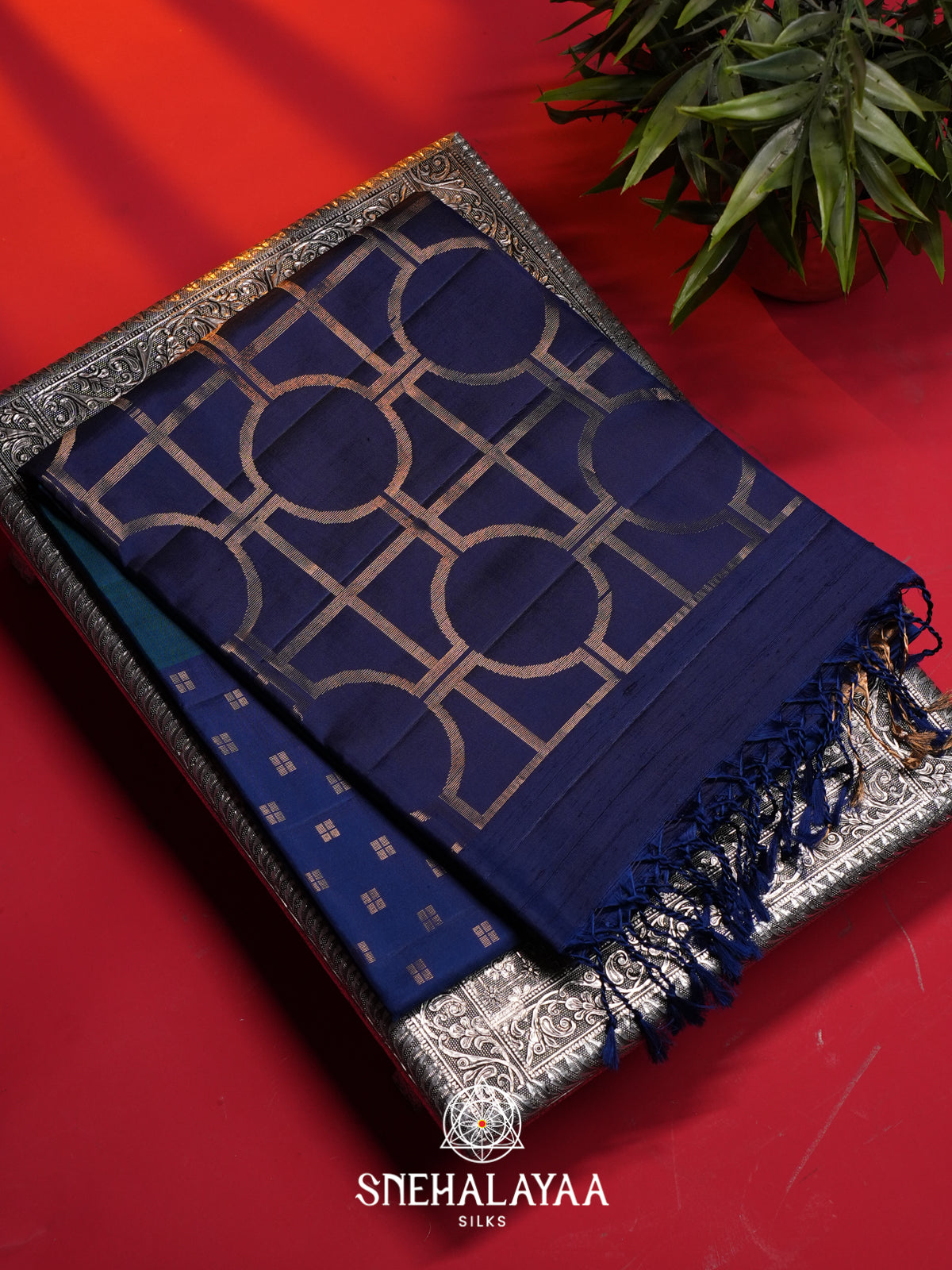 Blue Soft Silk Saree