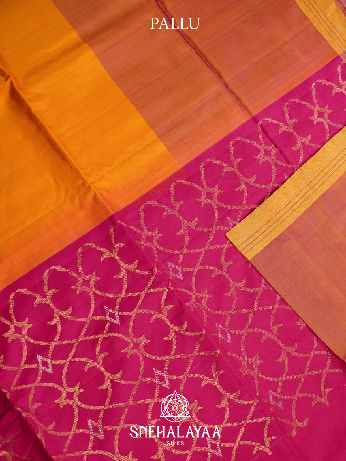 Magenta Soft Silk Saree