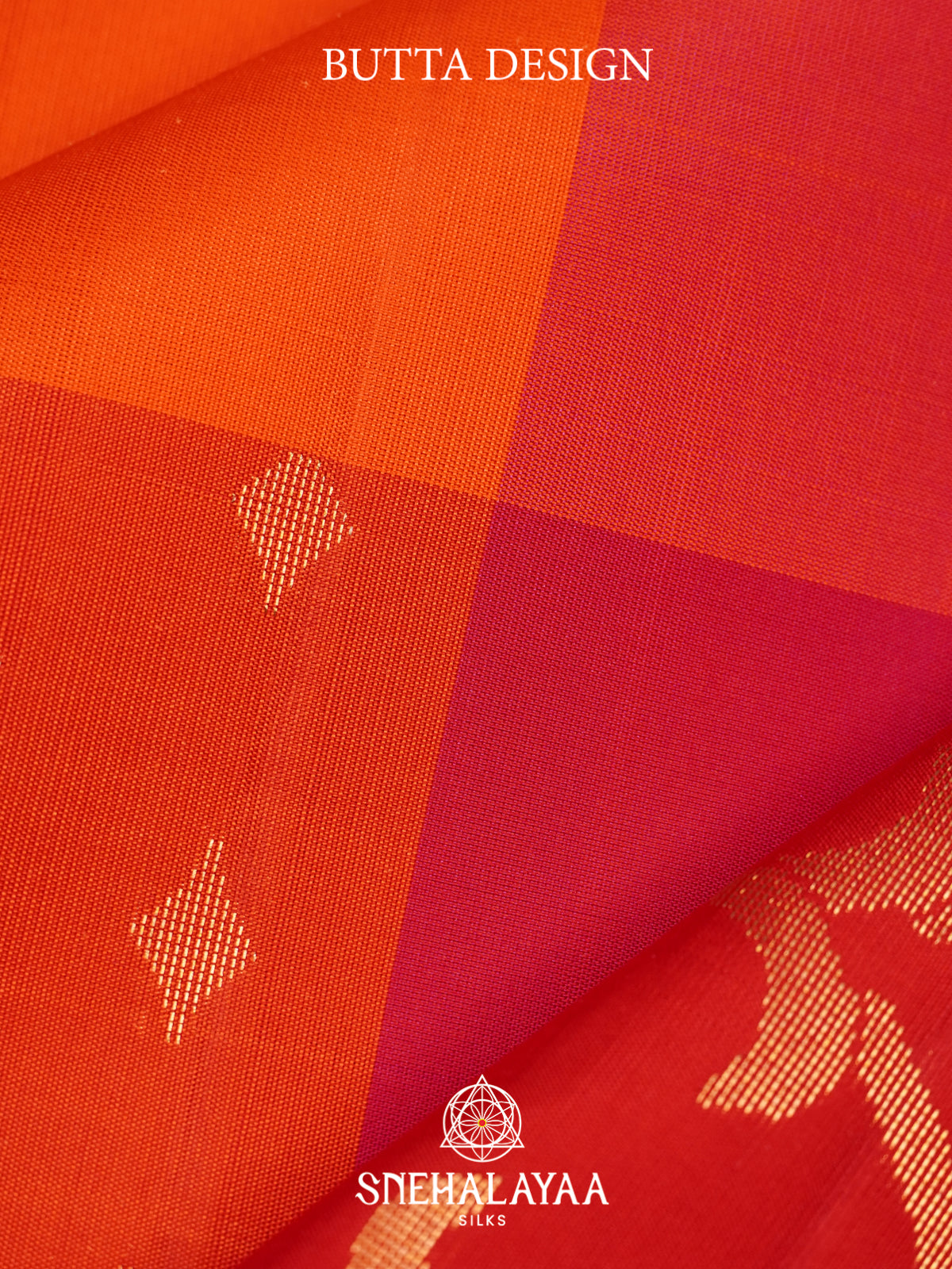 Orange Soft Silk Saree