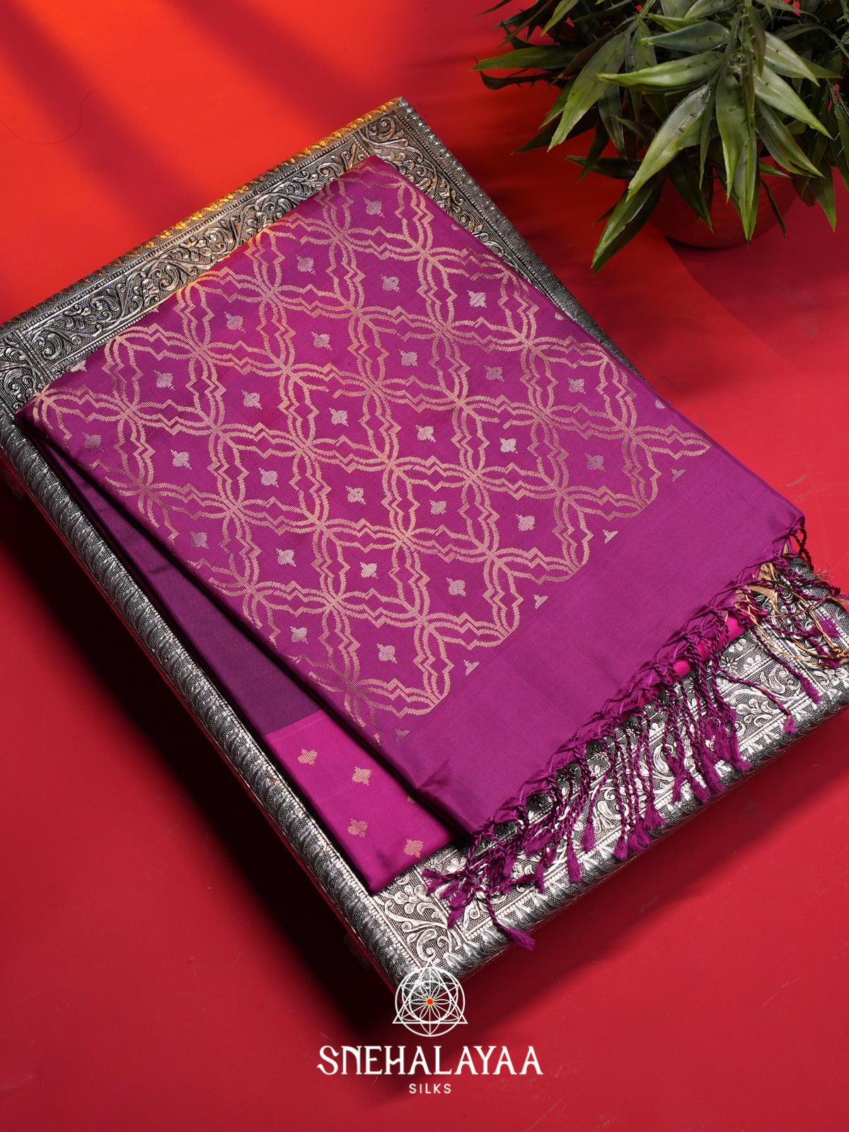 Pink Soft Silk Saree