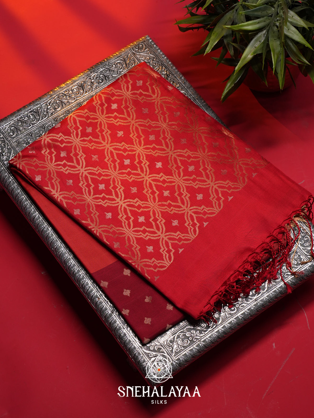 Orange Soft Silk Saree