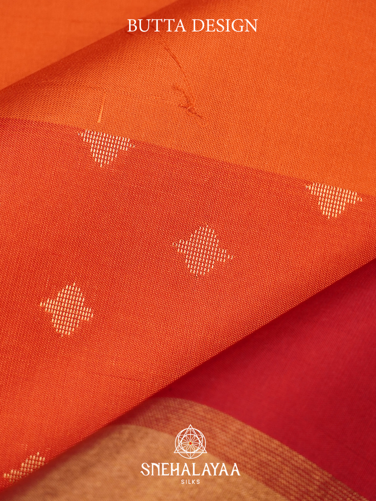 Orange Soft Silk Saree