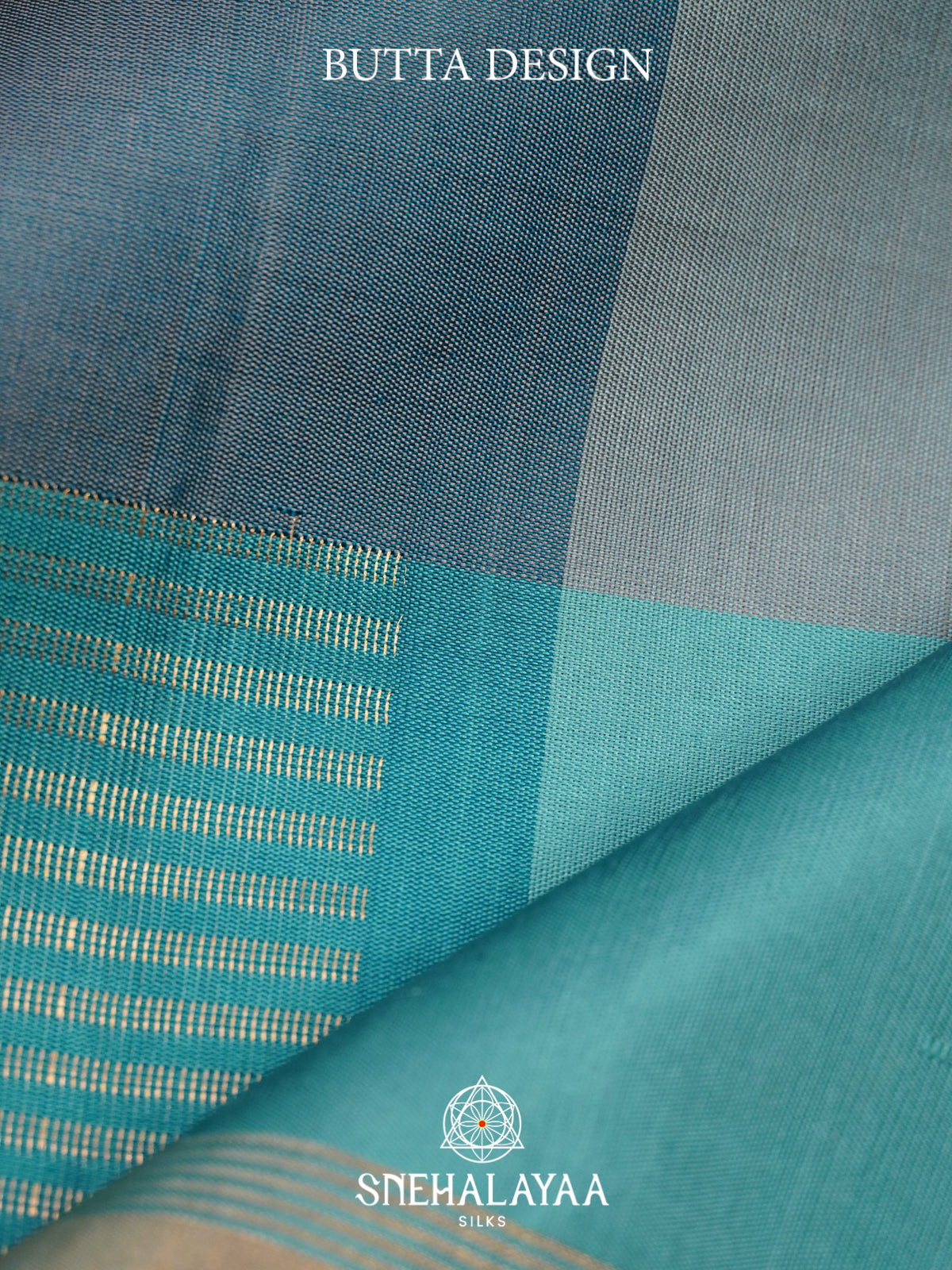 Teal   Soft Silk Saree