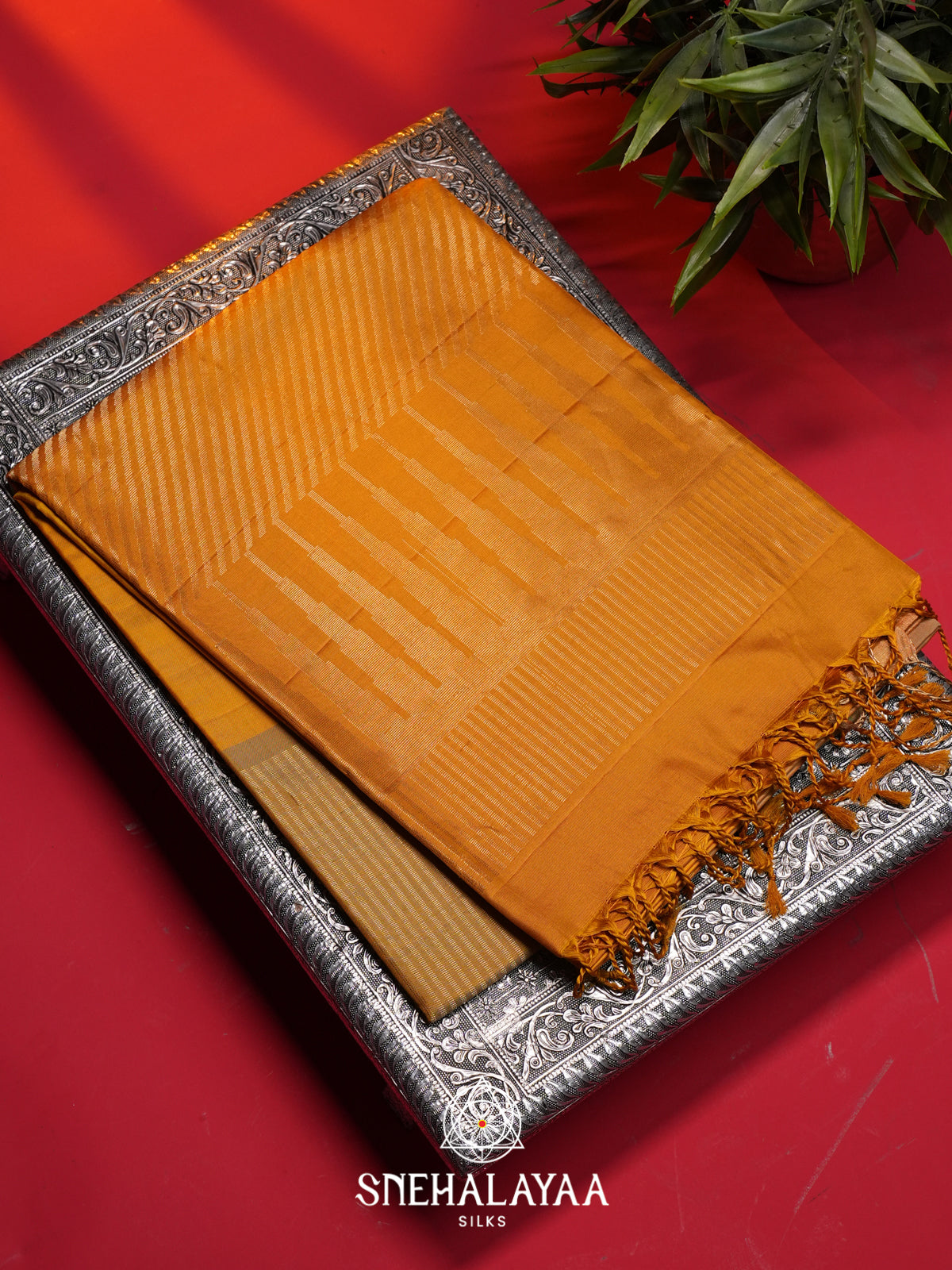 Yellow Soft Silk Saree