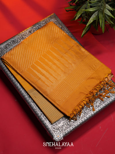 Yellow Soft Silk Saree