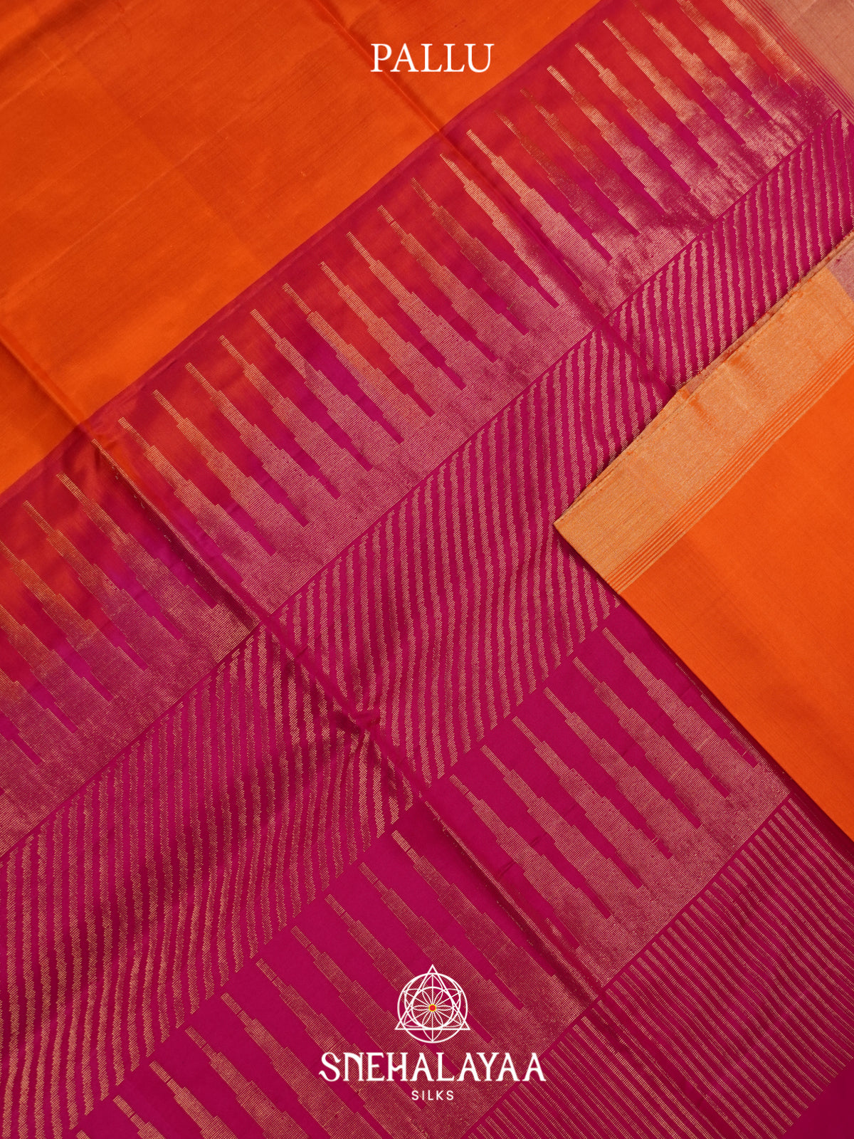 Orange Soft Silk Saree