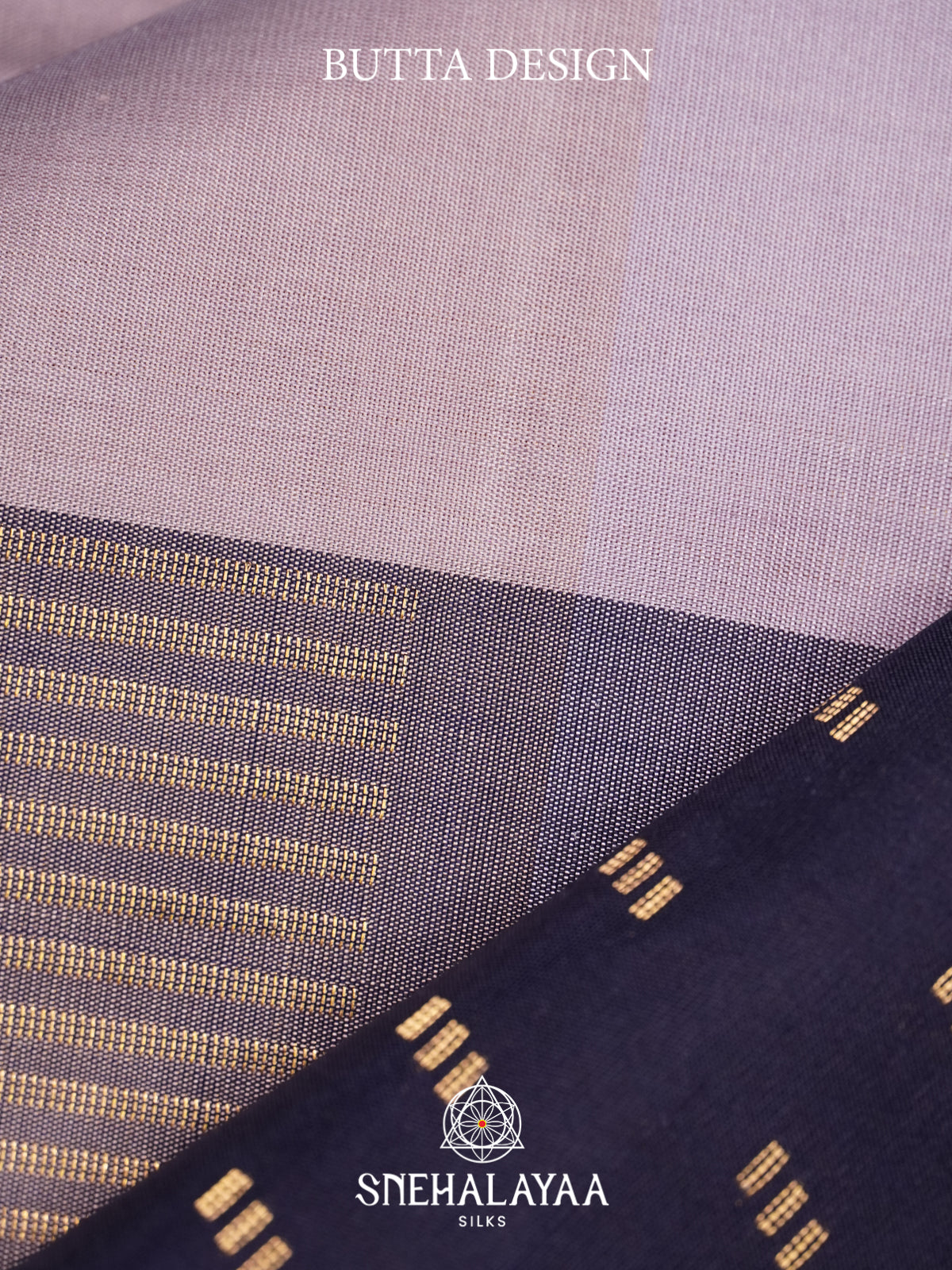 Midnight Navy Blue Soft Silk Saree