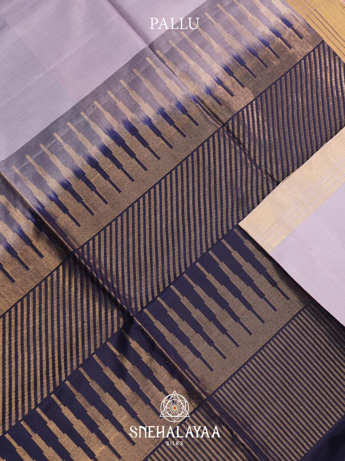 Midnight Navy Blue Soft Silk Saree