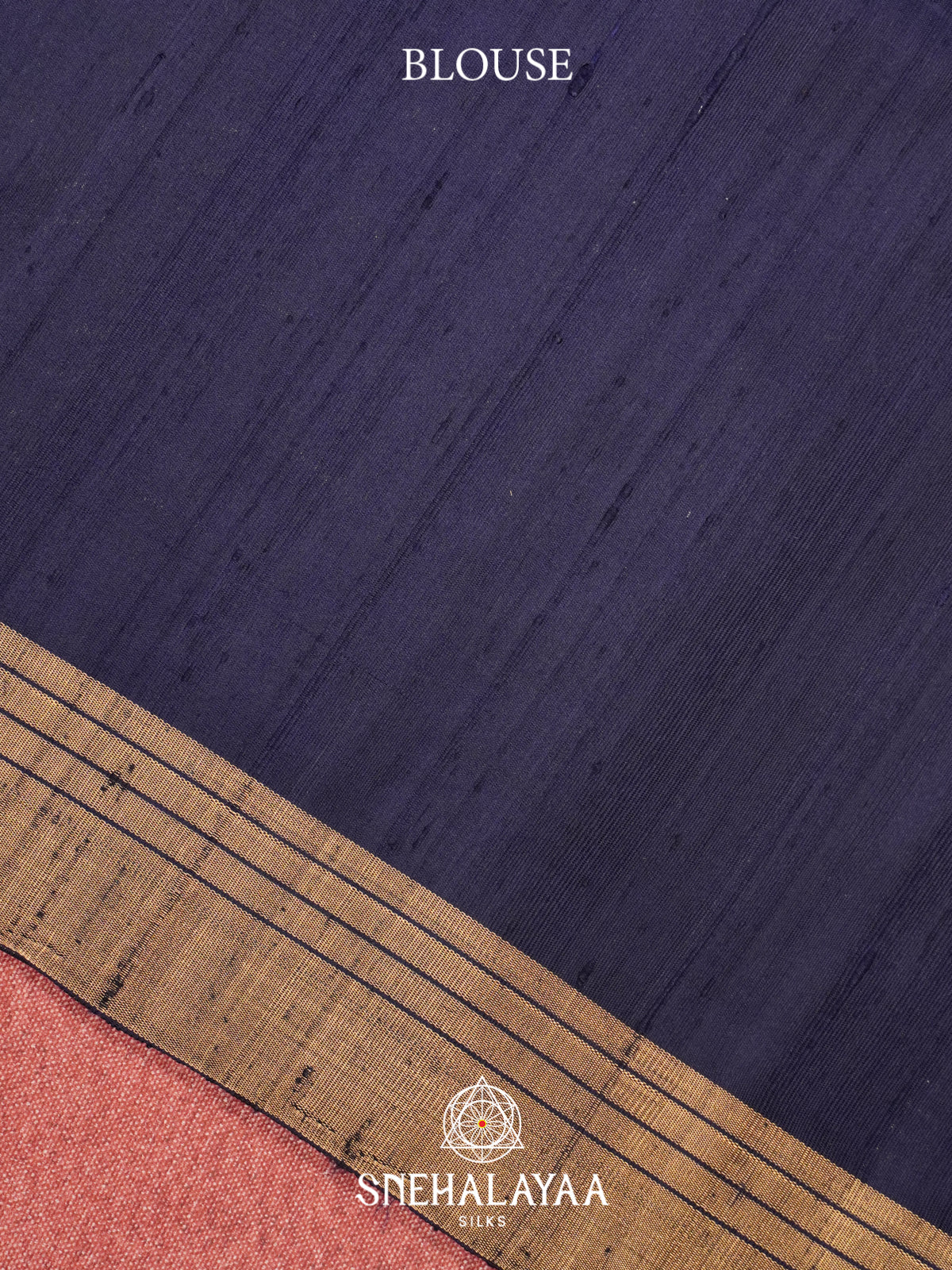 Midnight Navy Blue Soft Silk Saree