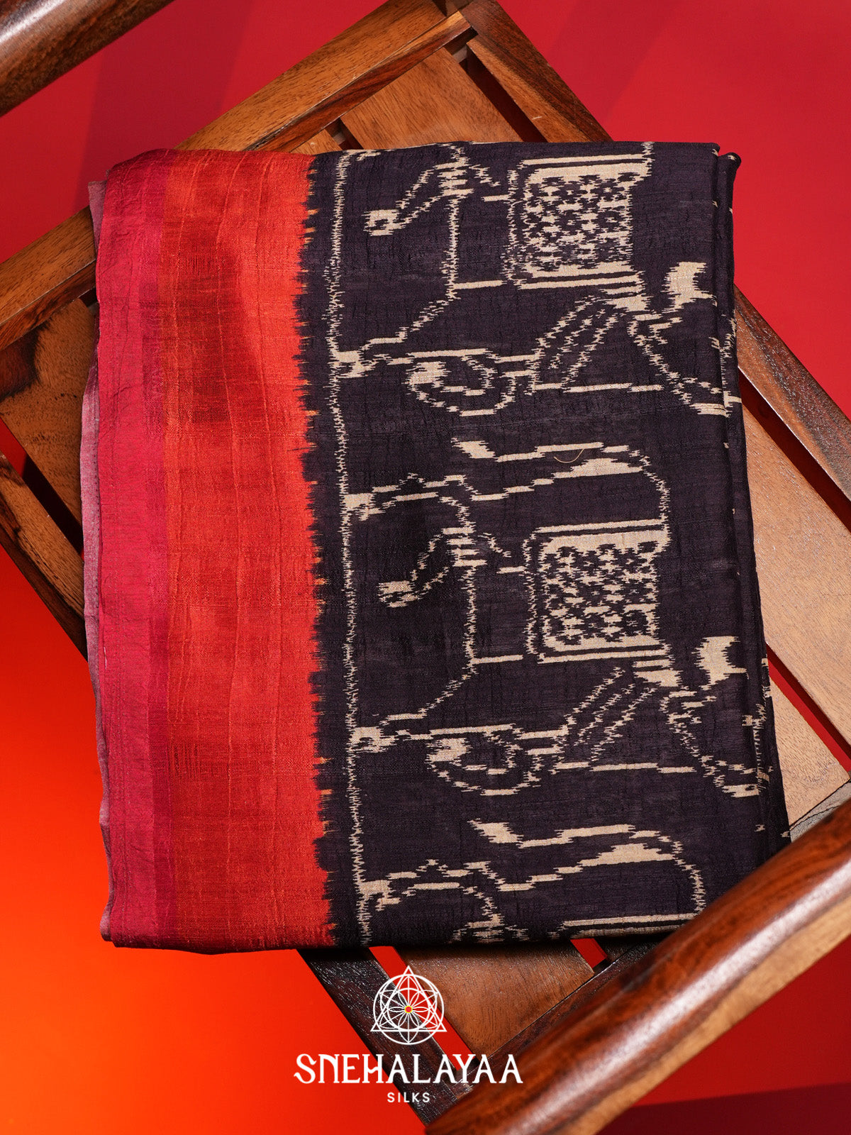 Purple Tussar Saree