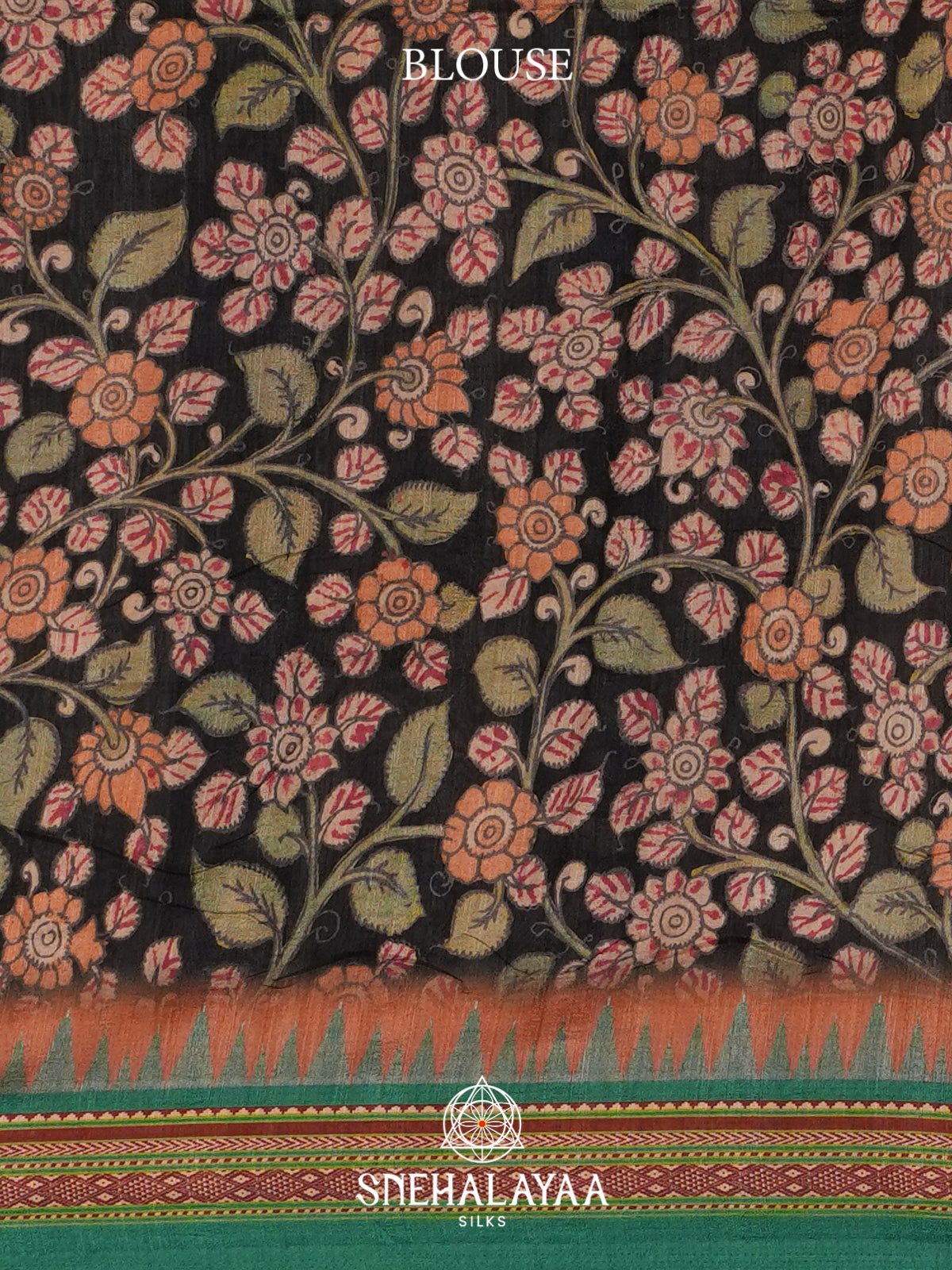 Black Tussar Saree