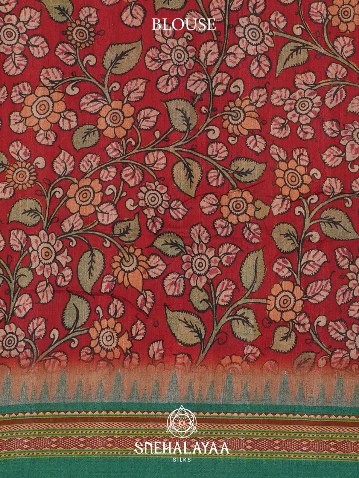 Maroon Tussar Saree