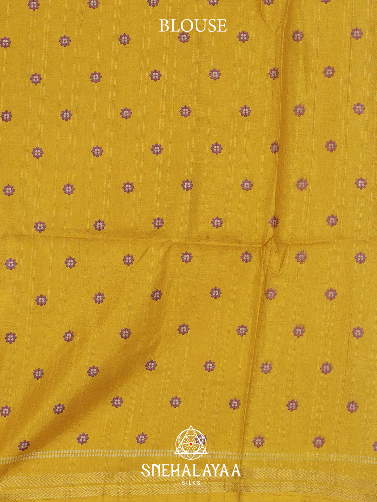 Yellow Tussar Saree