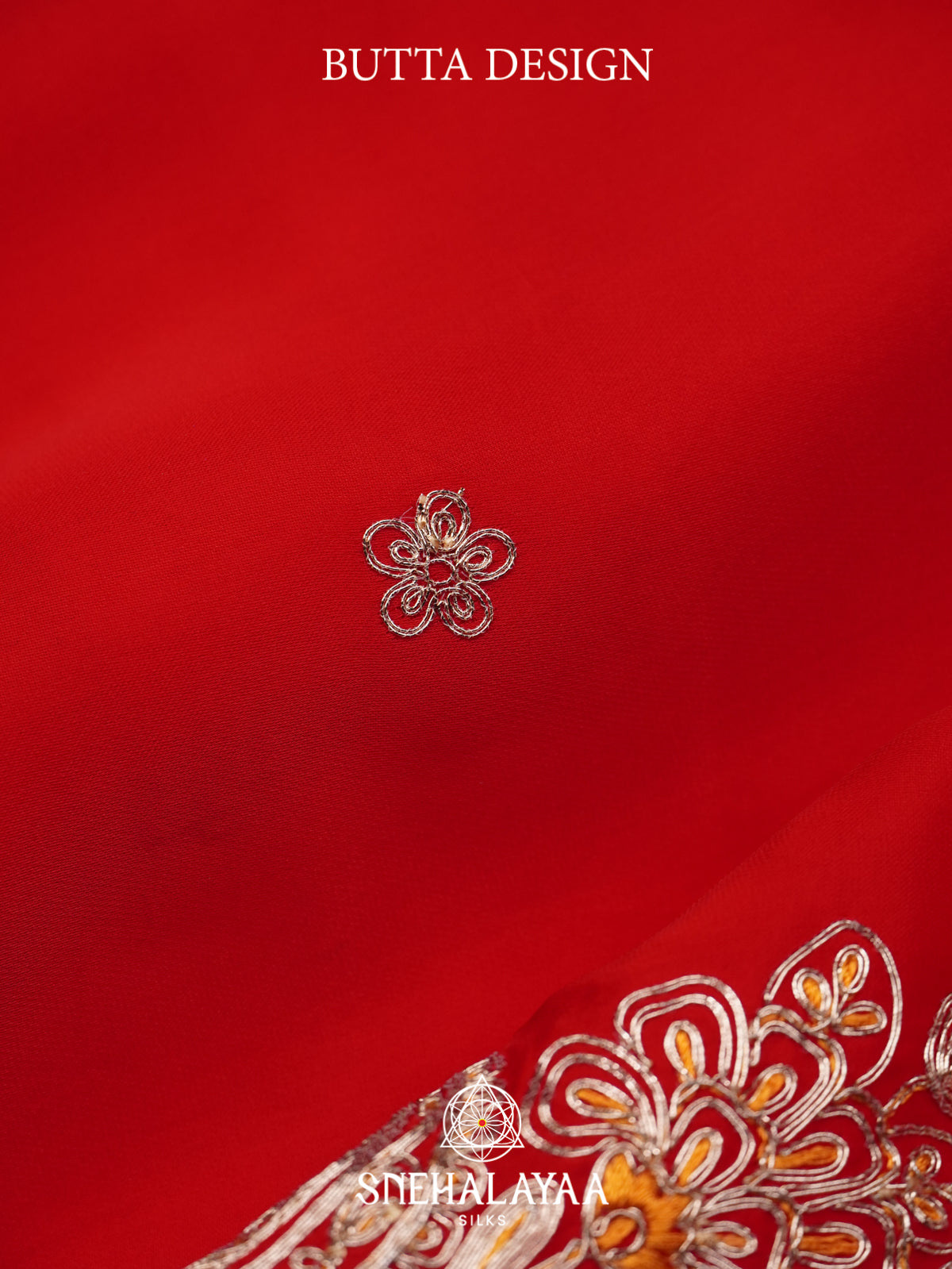 Red Designer Saree