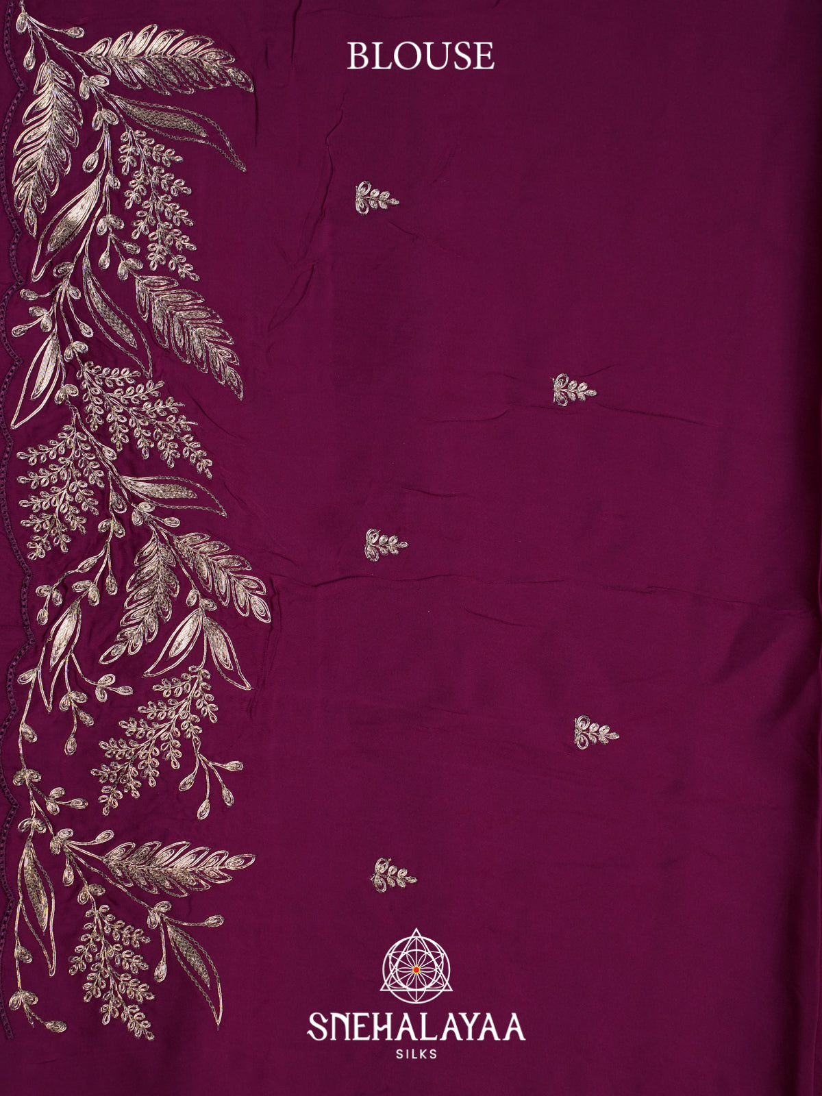 Magenta Designer Saree