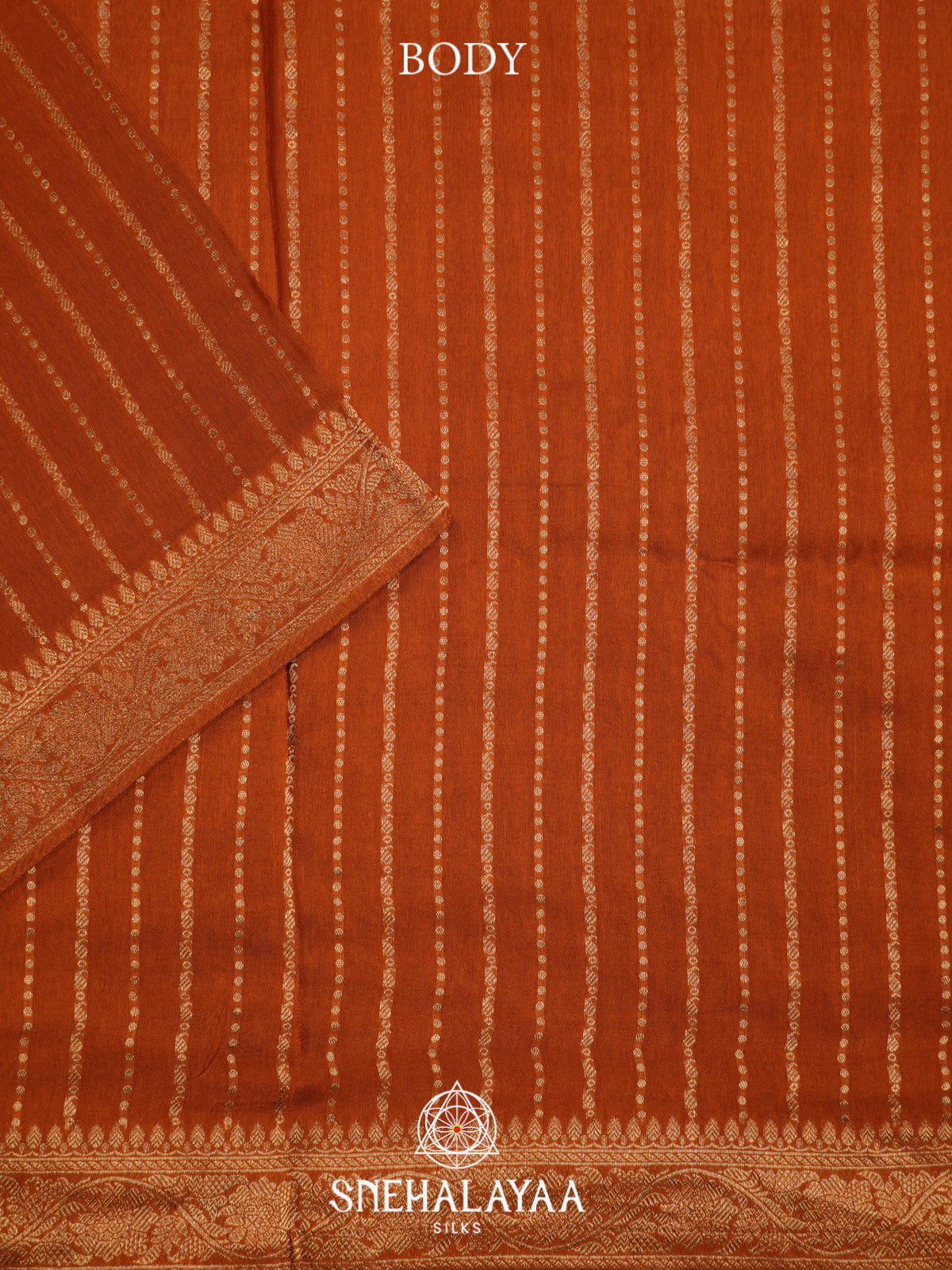 Orange Banaras Saree