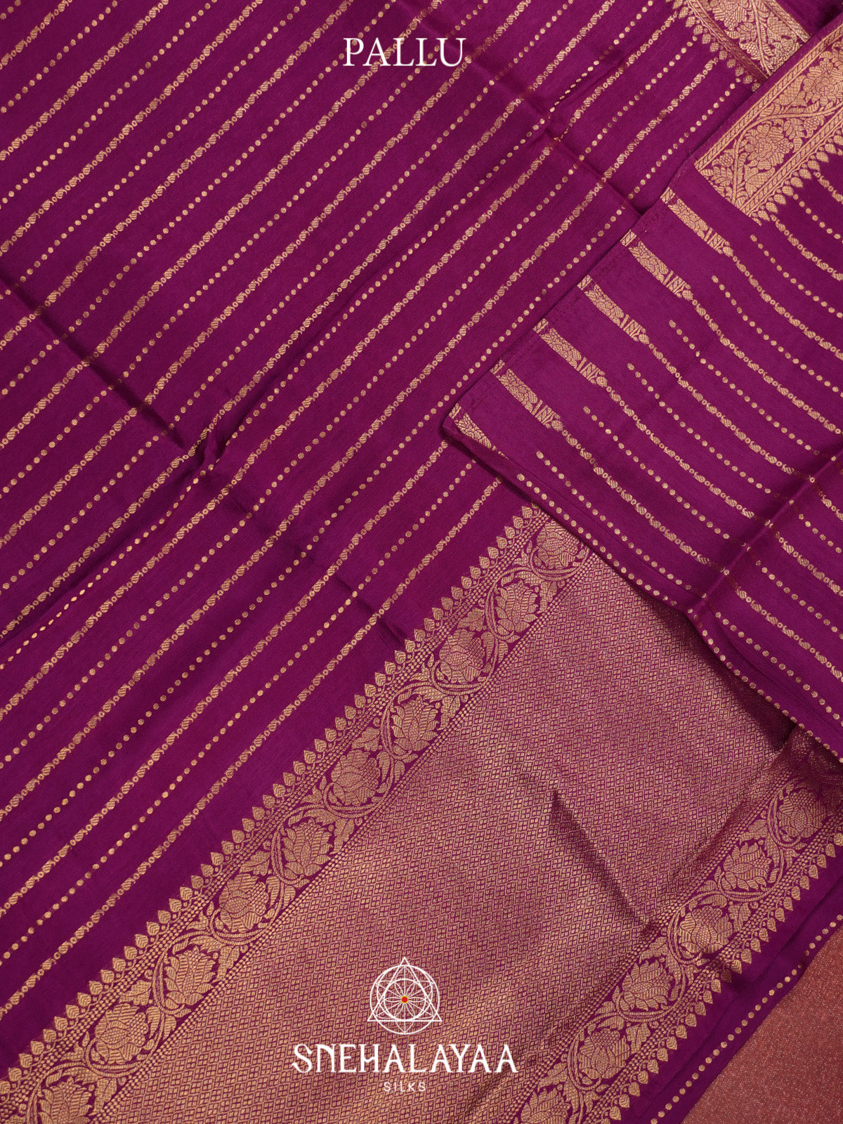 Magenta Banaras Saree