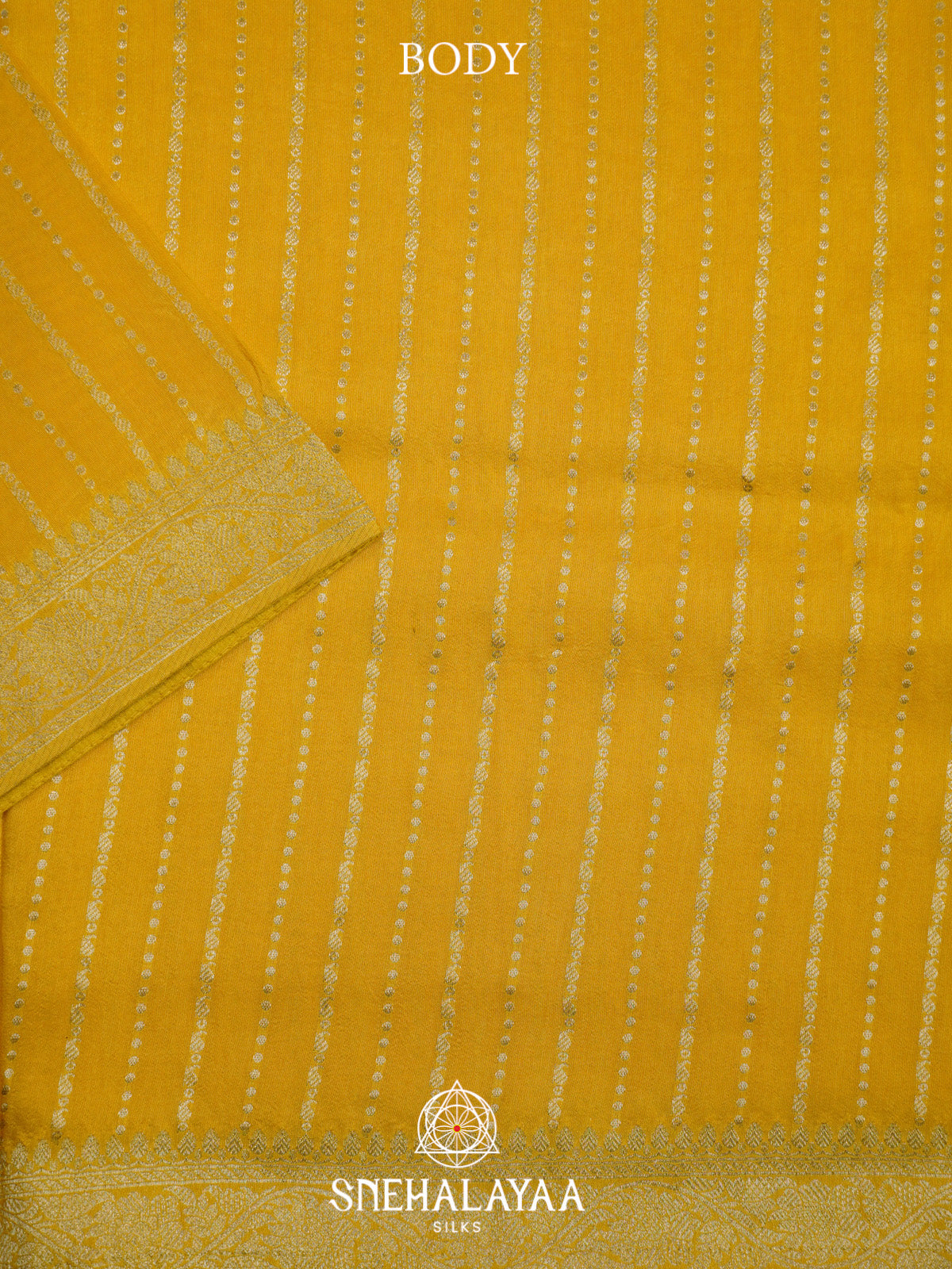 Yellow Banaras Saree