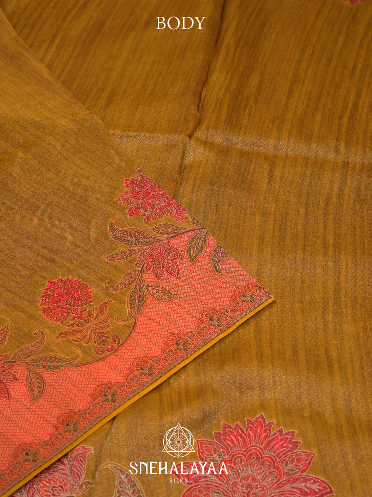 Yellow Dola Saree