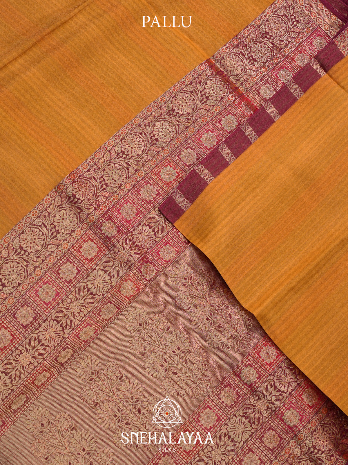 Mango Yellow Dola Saree