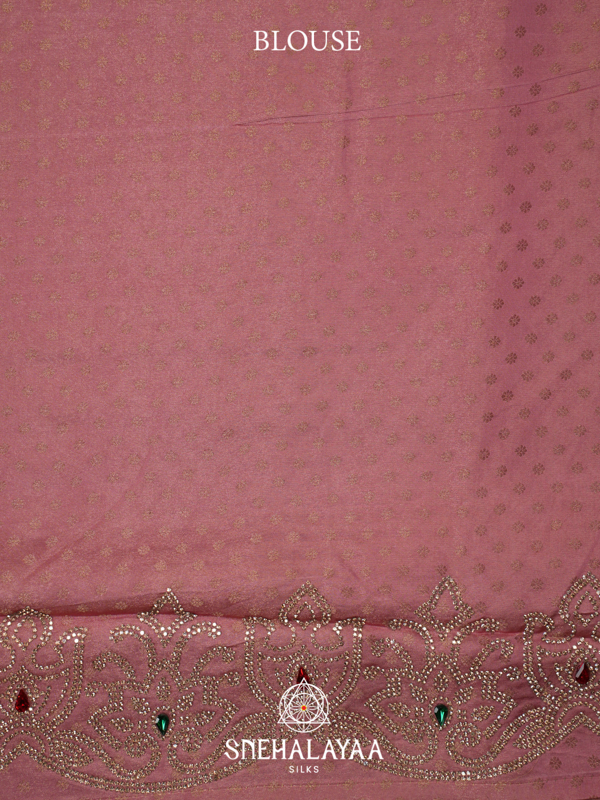 Rose Pink Designer Saree
