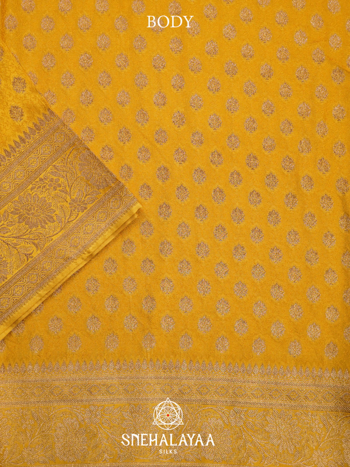 Yellow Banaras Saree
