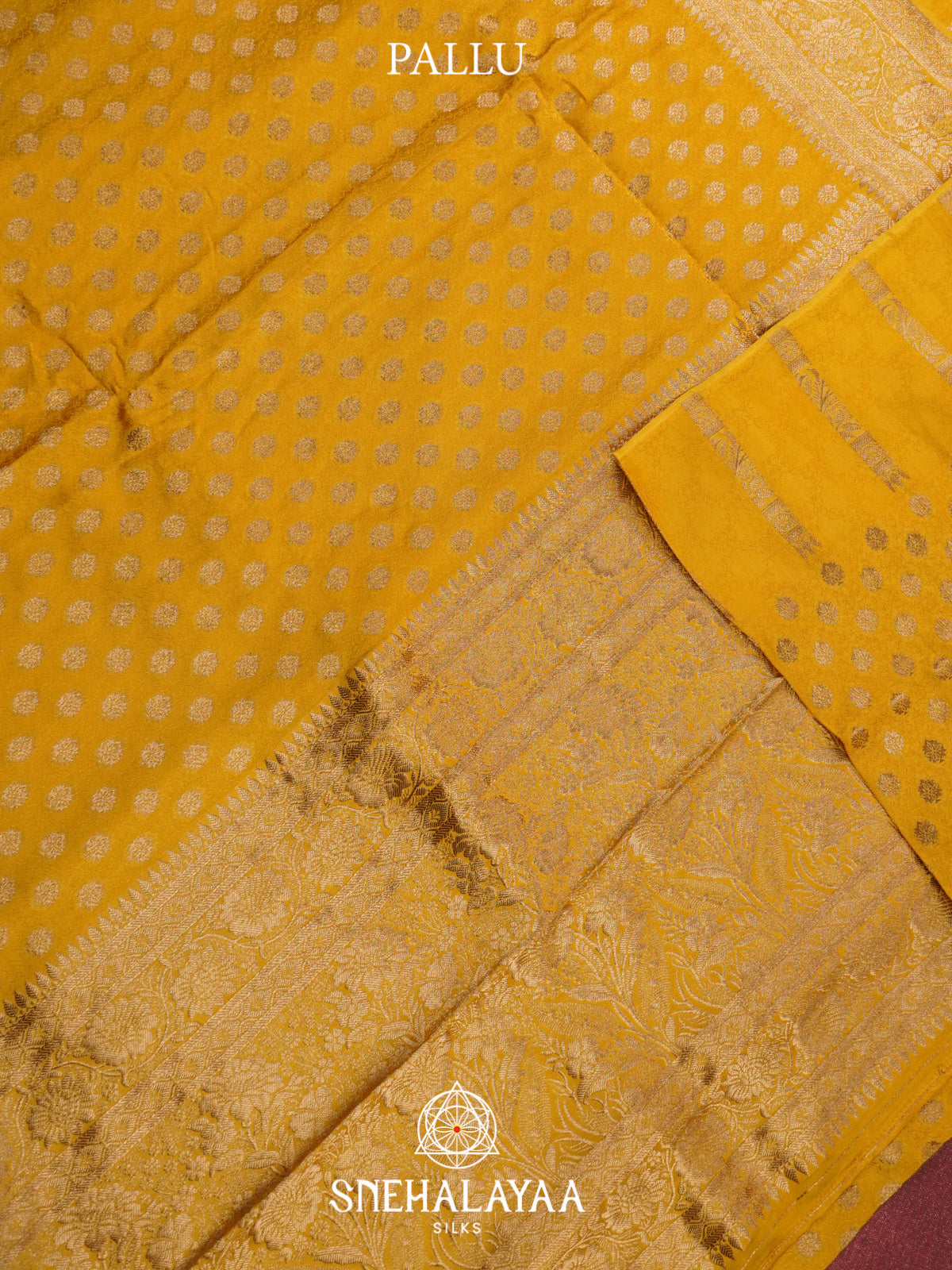 Yellow Banaras Saree