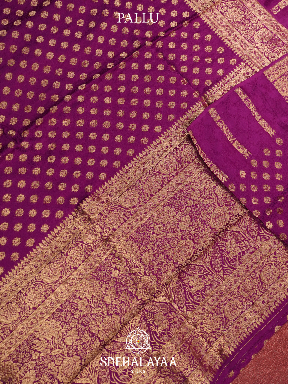 Magenta Banaras Saree