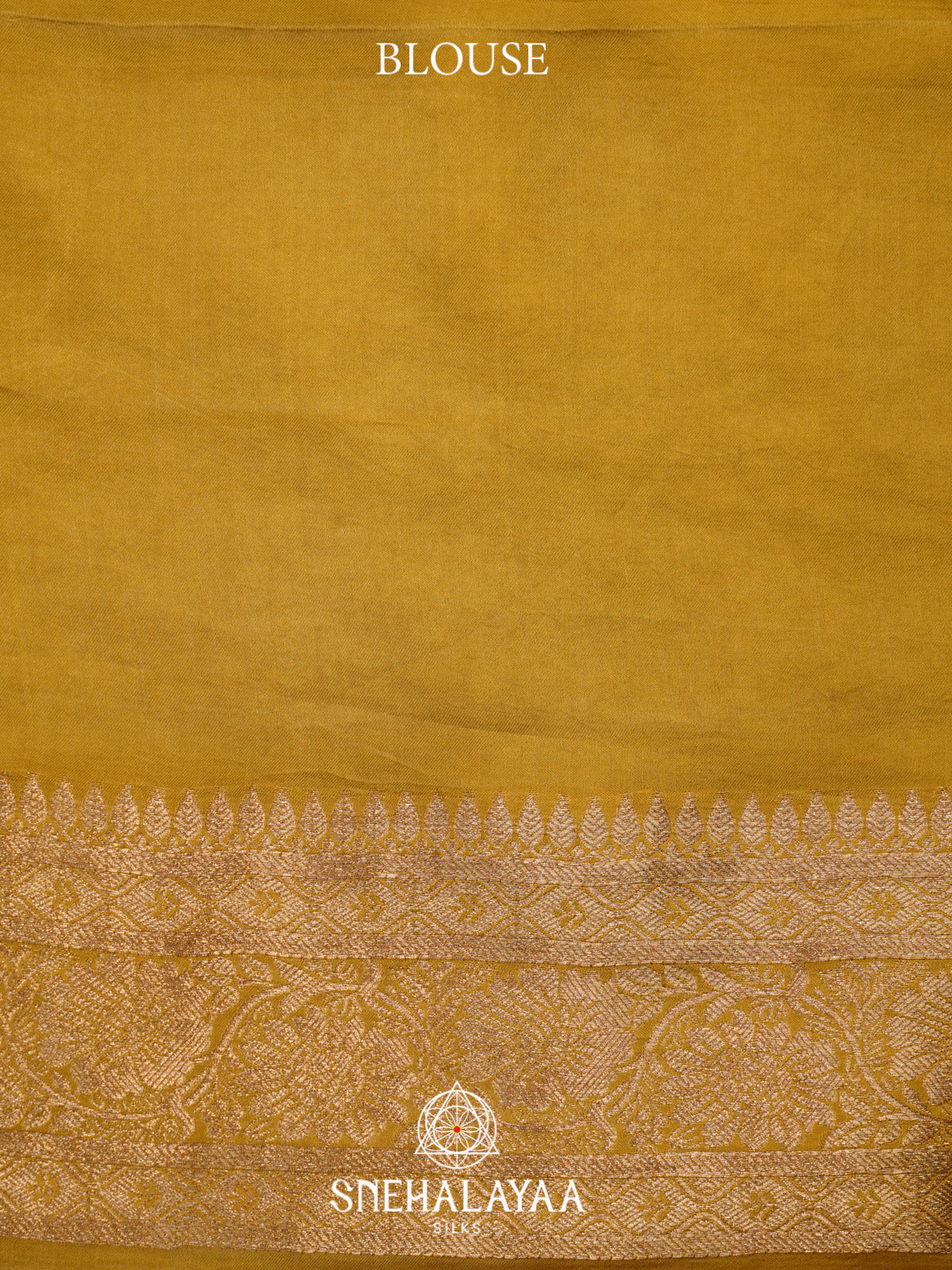 Lemon Yellow Banaras Saree