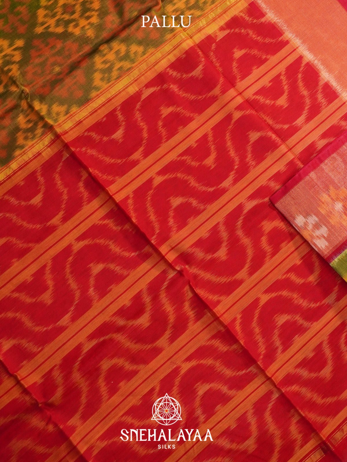 Green Ikat Silk Cotton Saree