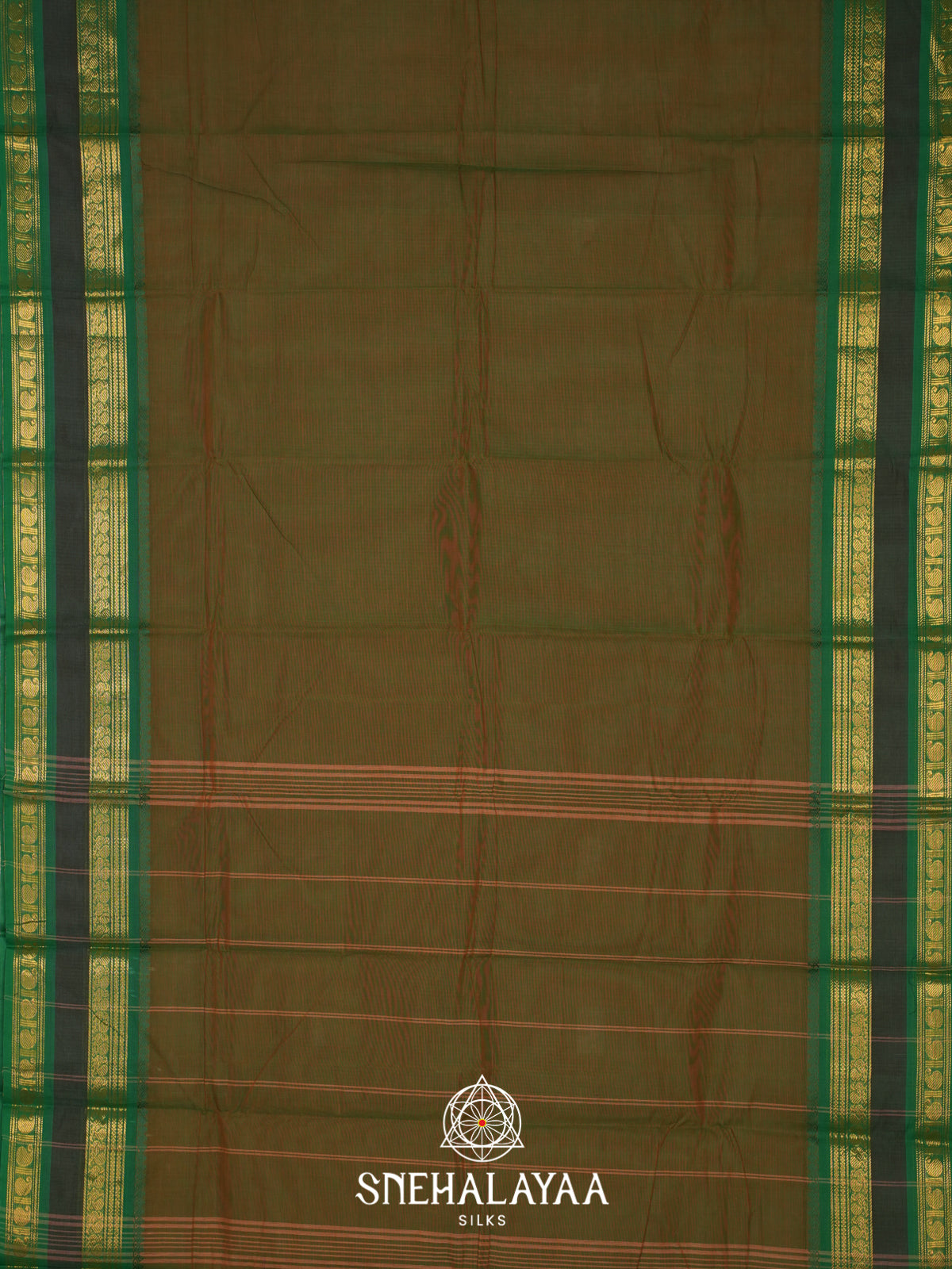 Brown Chettinad Cotton Saree