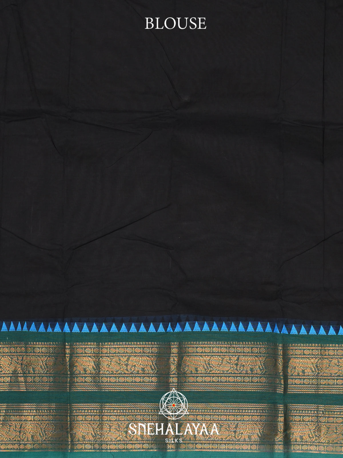 Black Chettinad Cotton Saree