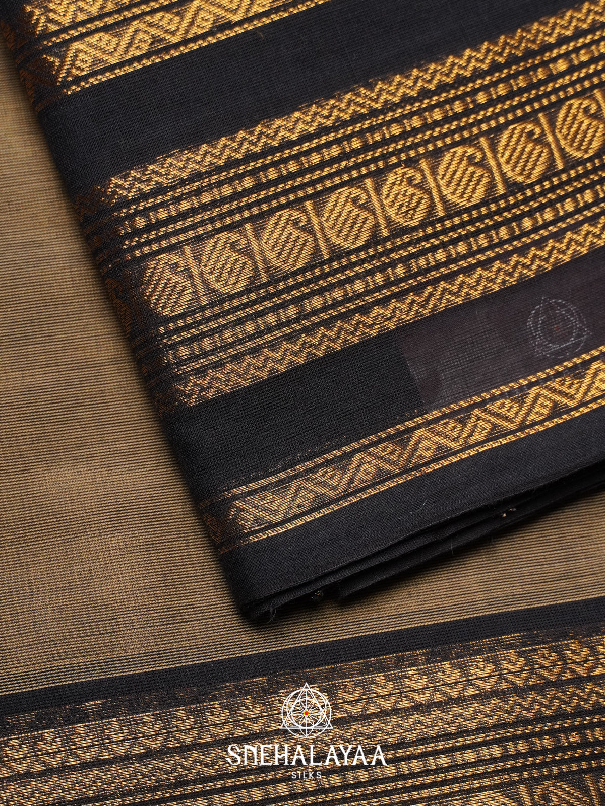 Brown Chettinad Cotton Saree