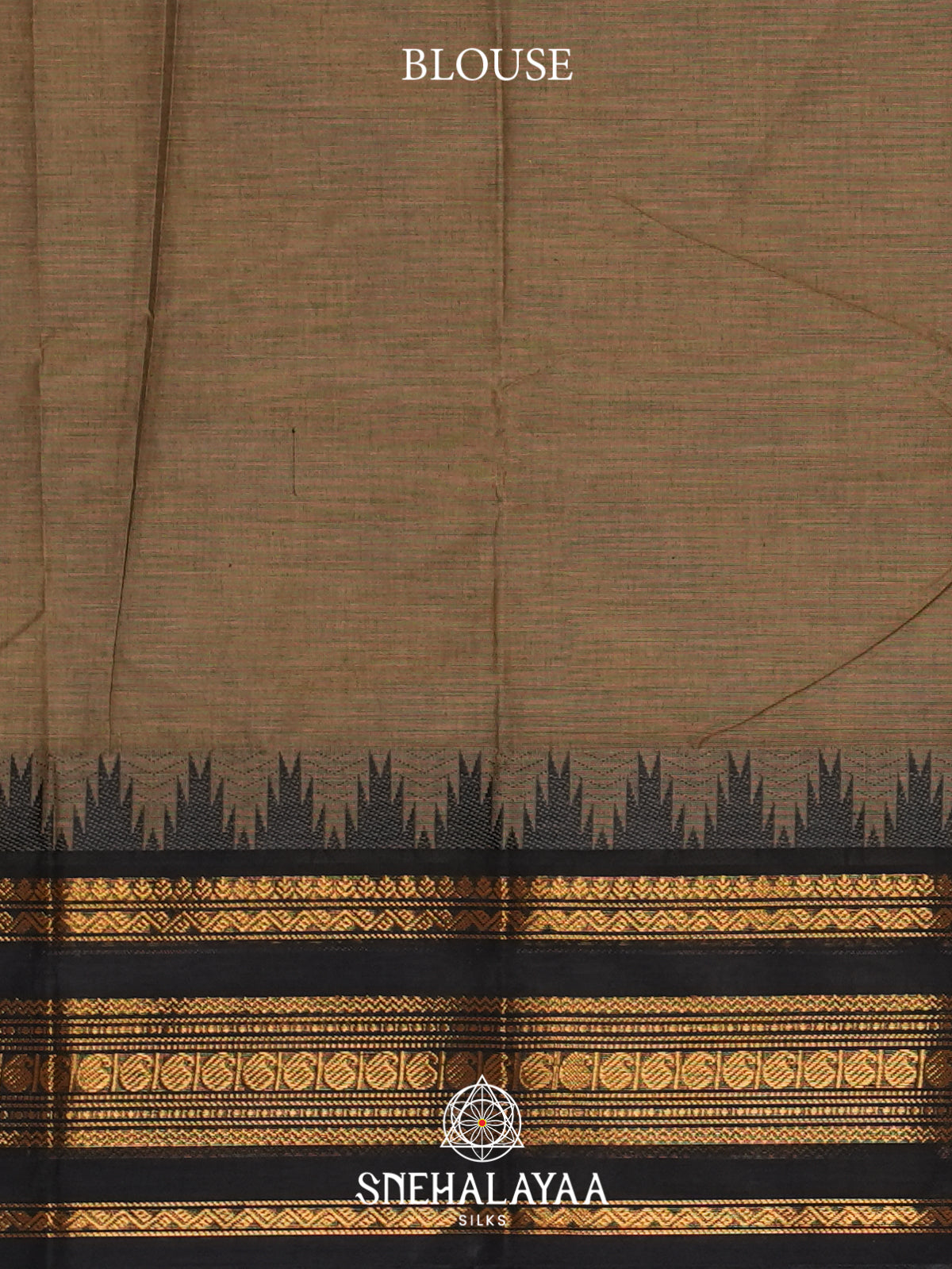 Brown Chettinad Cotton Saree