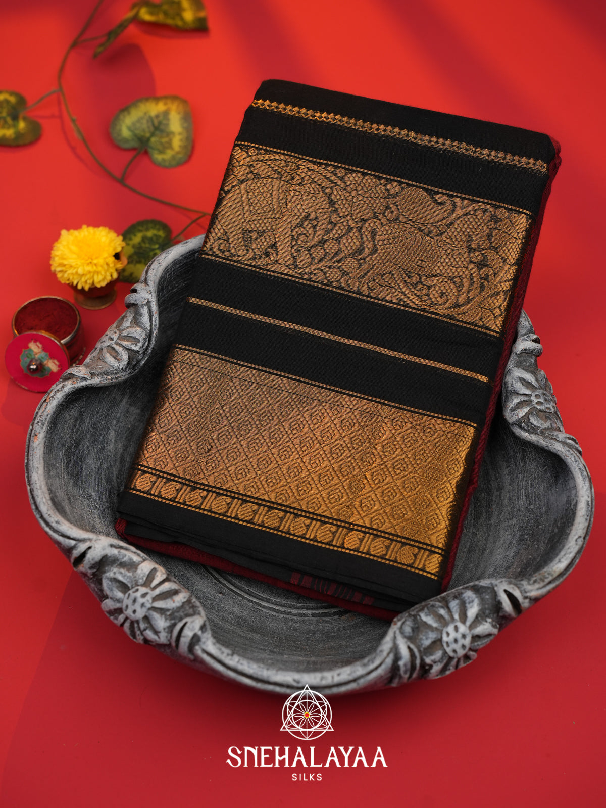 Meganta Chettinad Cotton Saree