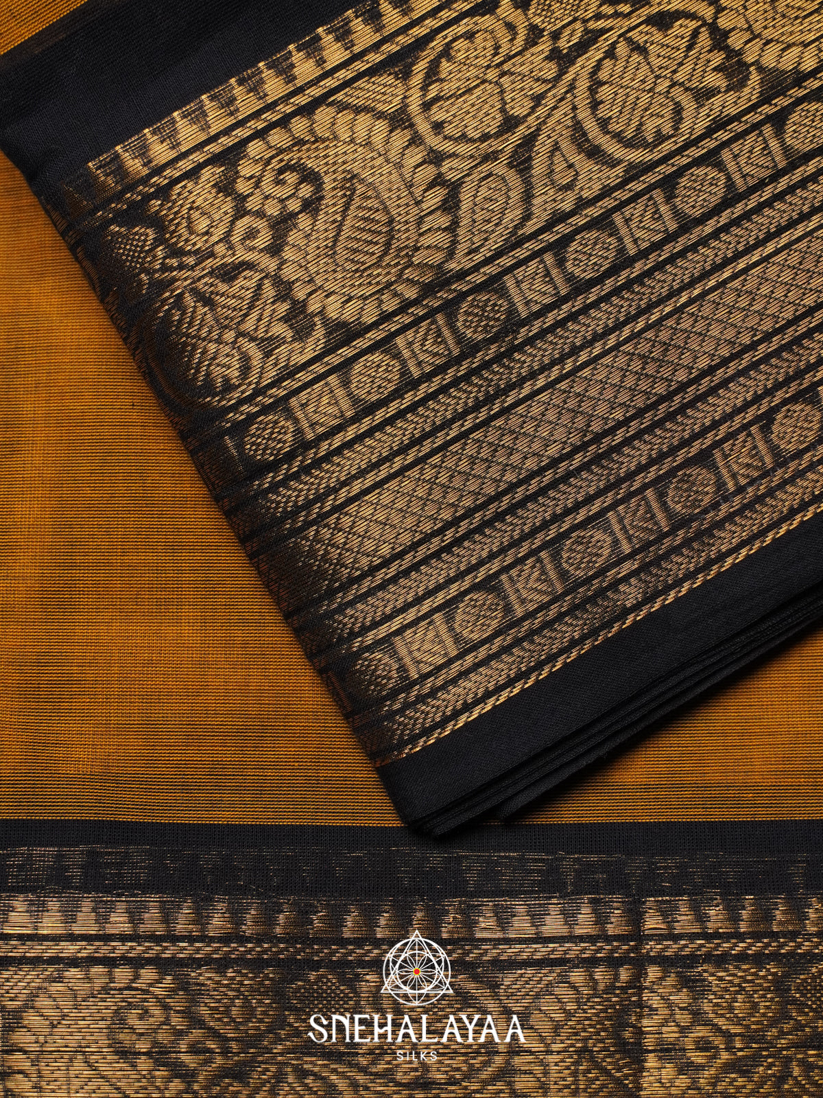 Brown Chettinad Cotton Saree