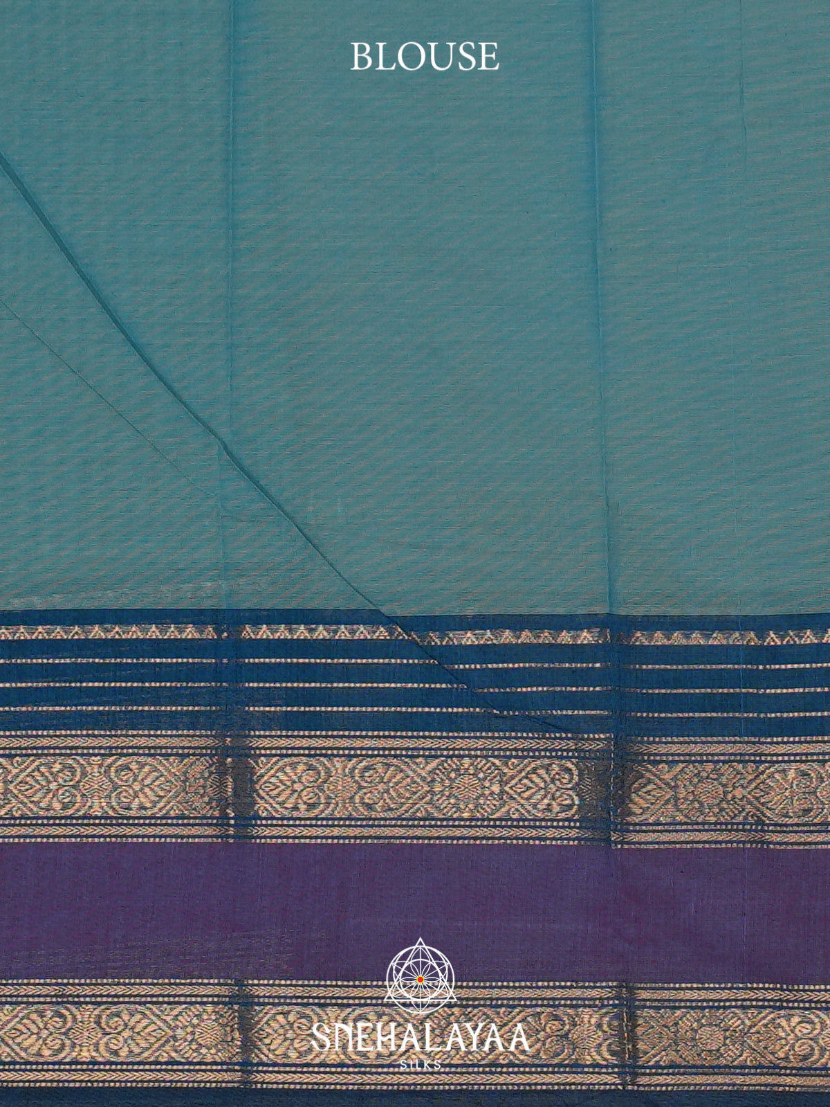 Blue Chettinad Cotton Saree